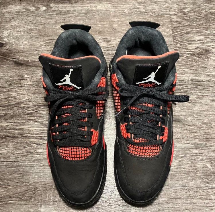 Jordan Brand × Nike Jordan 4 Red Thunders 11.5M Size US 11.5 / EU 44-45 - 1 Thumbnail