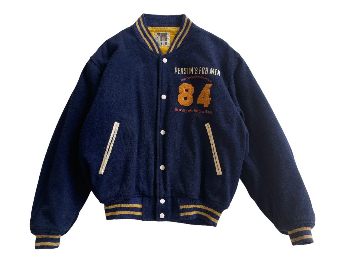 PERSON'S PERSONS WOOL VARSITY JACKET Size US L / EU 52-54 / 3 - 2 Thumbnail