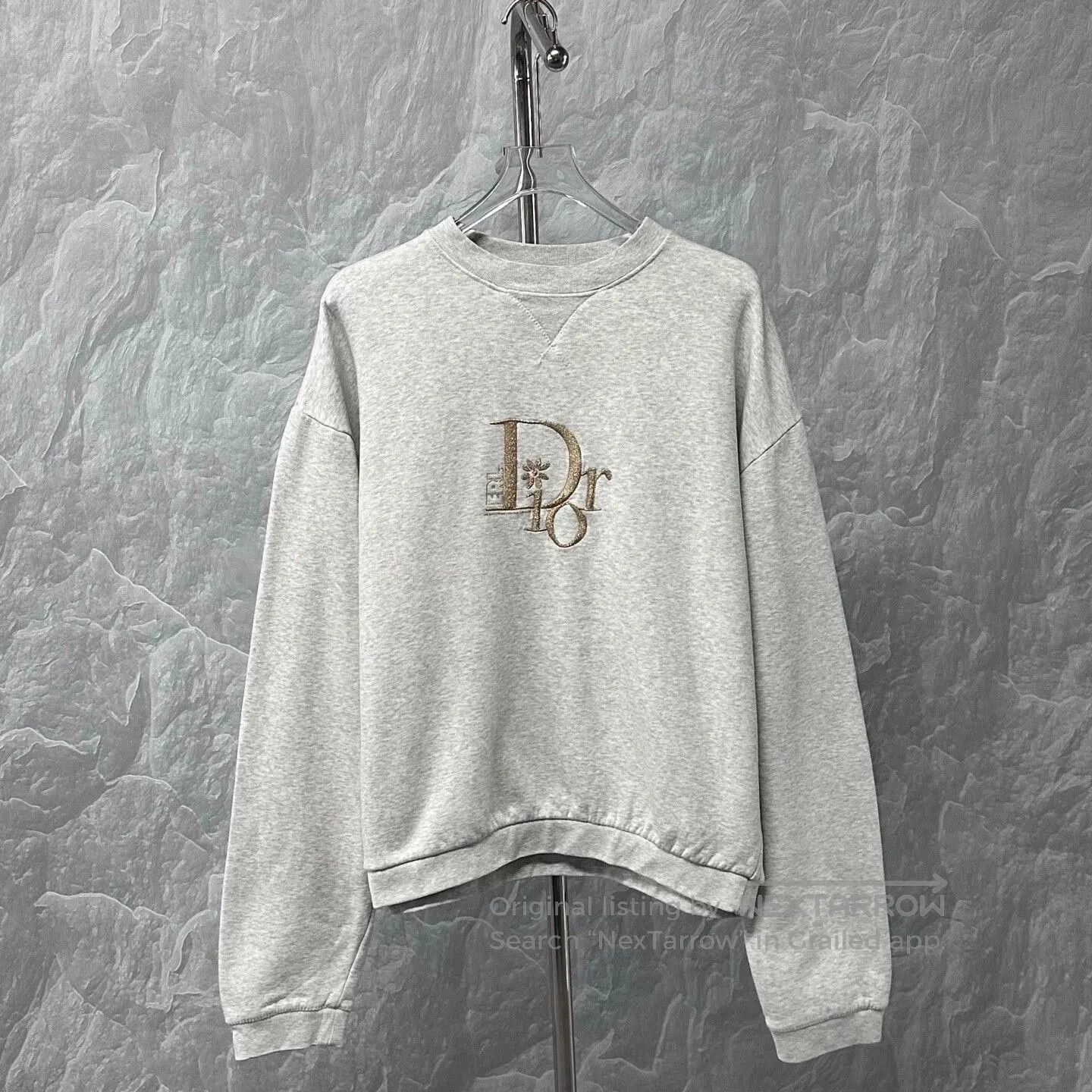 Dior dior by erl embroidered logo sweatshirt. Size US L / EU 52-54 / 3 - 1 Thumbnail