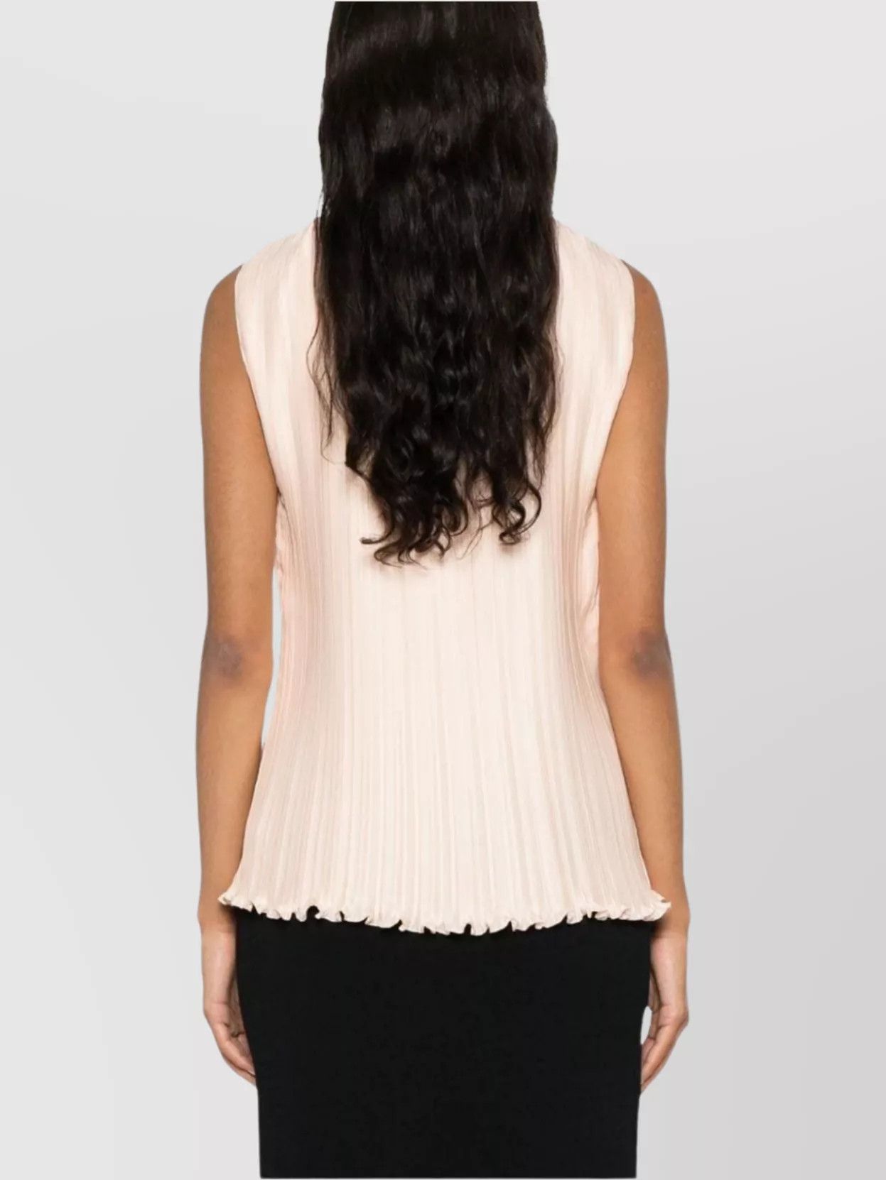 Lanvin o1y0326 Blouse in Apricot Size S / US 4 / IT 40 - 4 Thumbnail