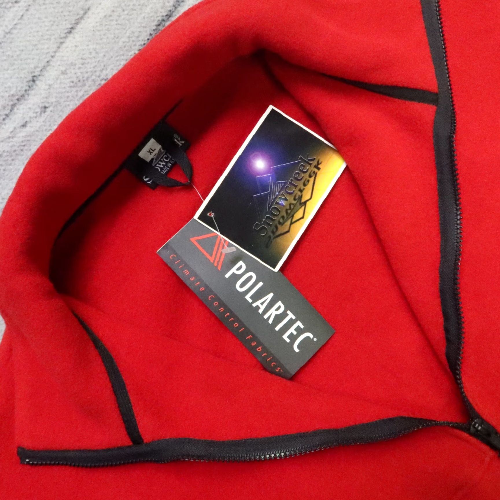 Vintage VINTAGE Snowcreek Fleece Pullover Jacket Men XL Red Size US XL / EU 56 / 4 - 6 Thumbnail