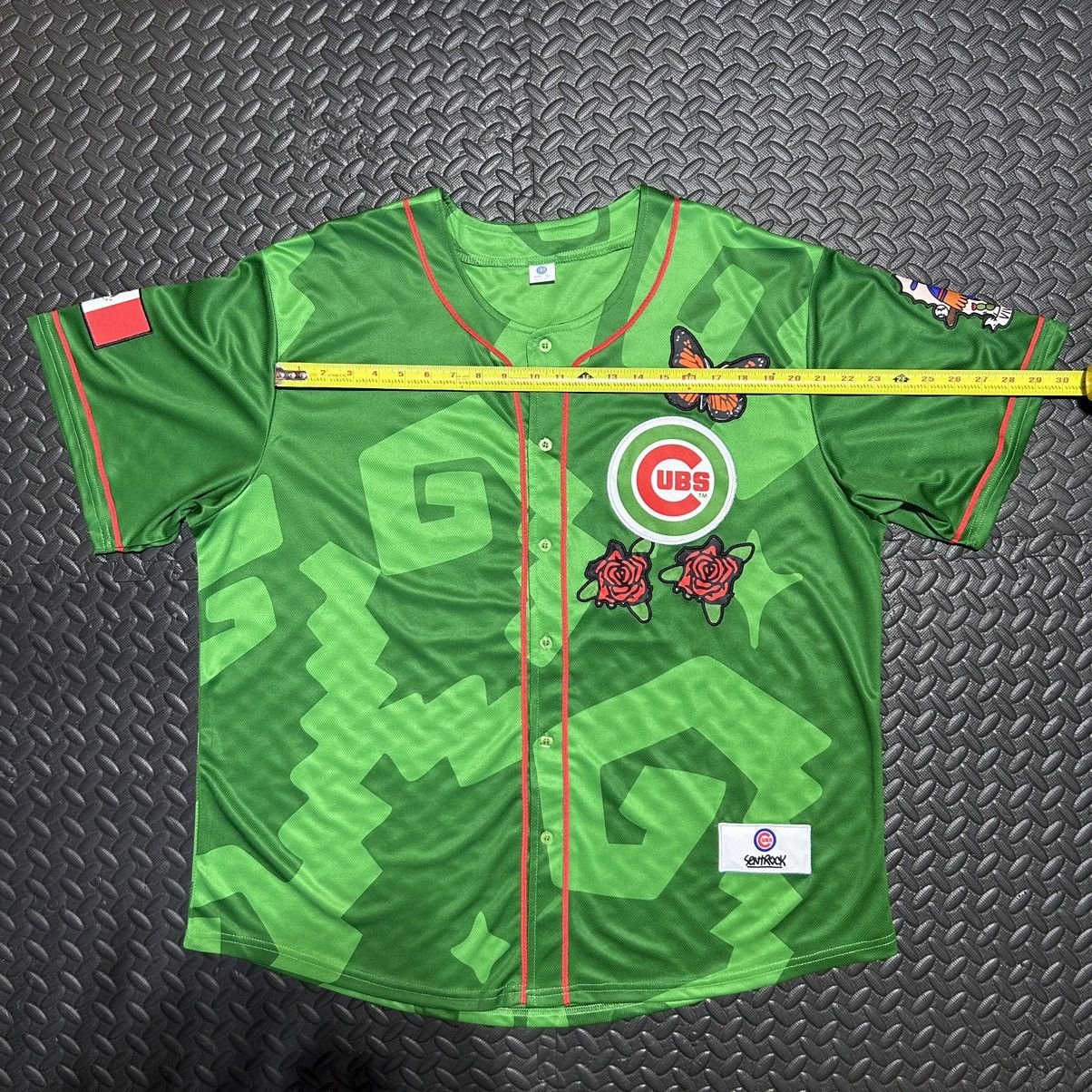 MLB × Other Sentrock Chicago Cubs Heritage Mexico Jersey Adult 2XL Size US XXL / EU 58 / 5 - 9 Thumbnail