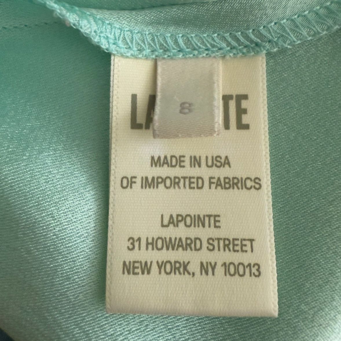 Lapointe Lapointe Satin Halter Gown in Mint, Size US 8 Size M / US 6-8 / IT 42-44 - 11 Thumbnail