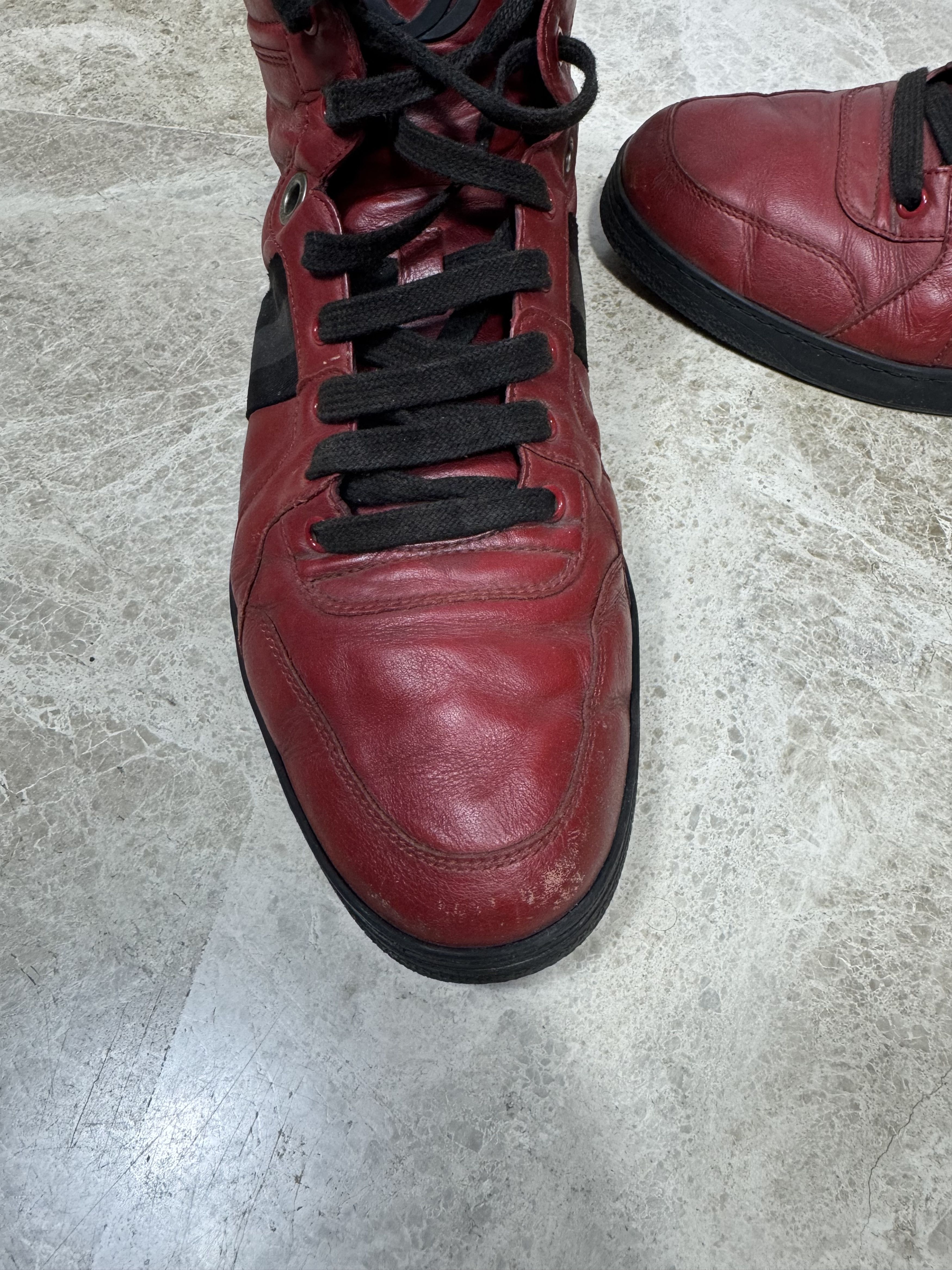 Gucci Gucci Leather Sneakers Size US 12 / EU 45 - 5 Thumbnail