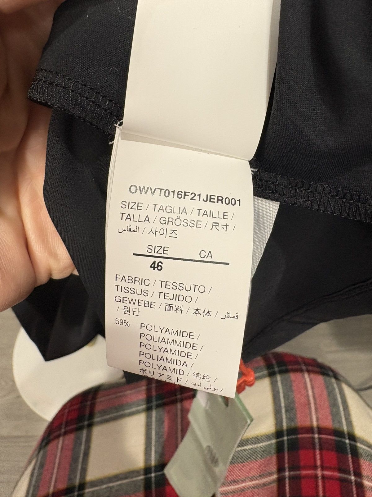 Off-White $920 NWT Off-White Athleisure Black Sporty Dress Sz 46 Lg Size L / US 10 / IT 46 - 3 Thumbnail