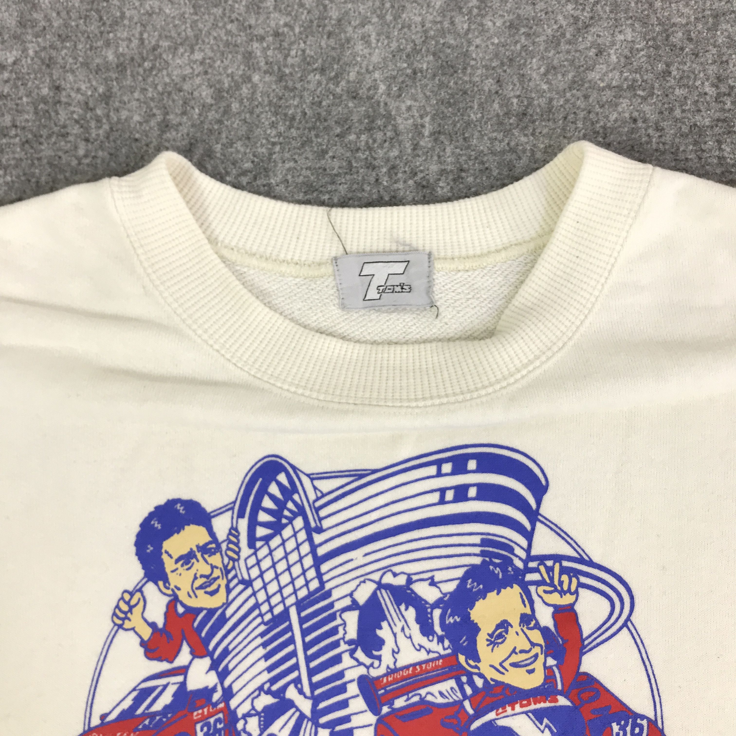 Toms Vintage Tom's Racing Toyota sweatshirt K96B13 Size US L / EU 52-54 / 3 - 8 Thumbnail