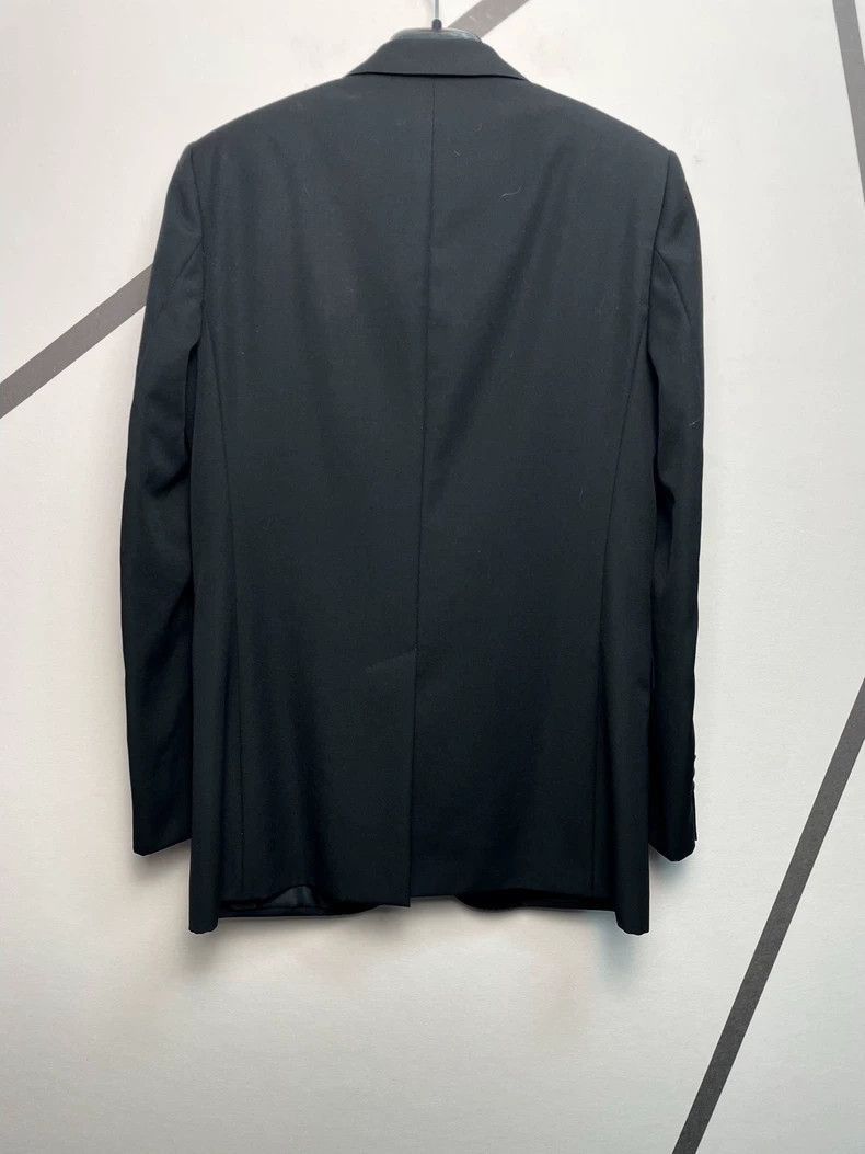 Saint Laurent Paris Saint Laurent Black Satin Blazer Jacket-2506 Size US L / EU 52-54 / 3 - 2 Thumbnail