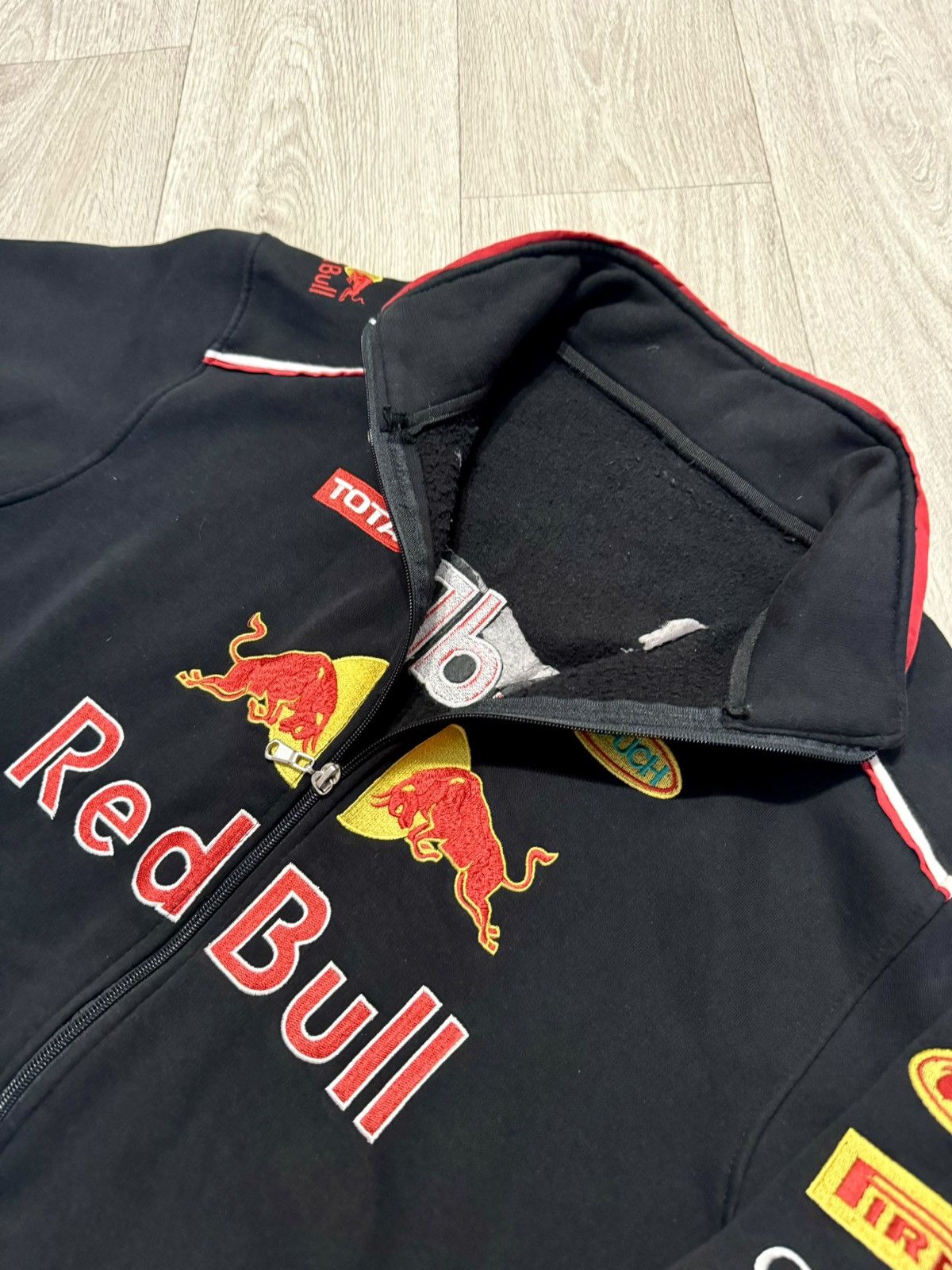 Red Bull 🔷Vintage Red Bull Infiniti Racing Zip Sweatshirt Fleece🔷 Size US L / EU 52-54 / 3 - 4 Thumbnail