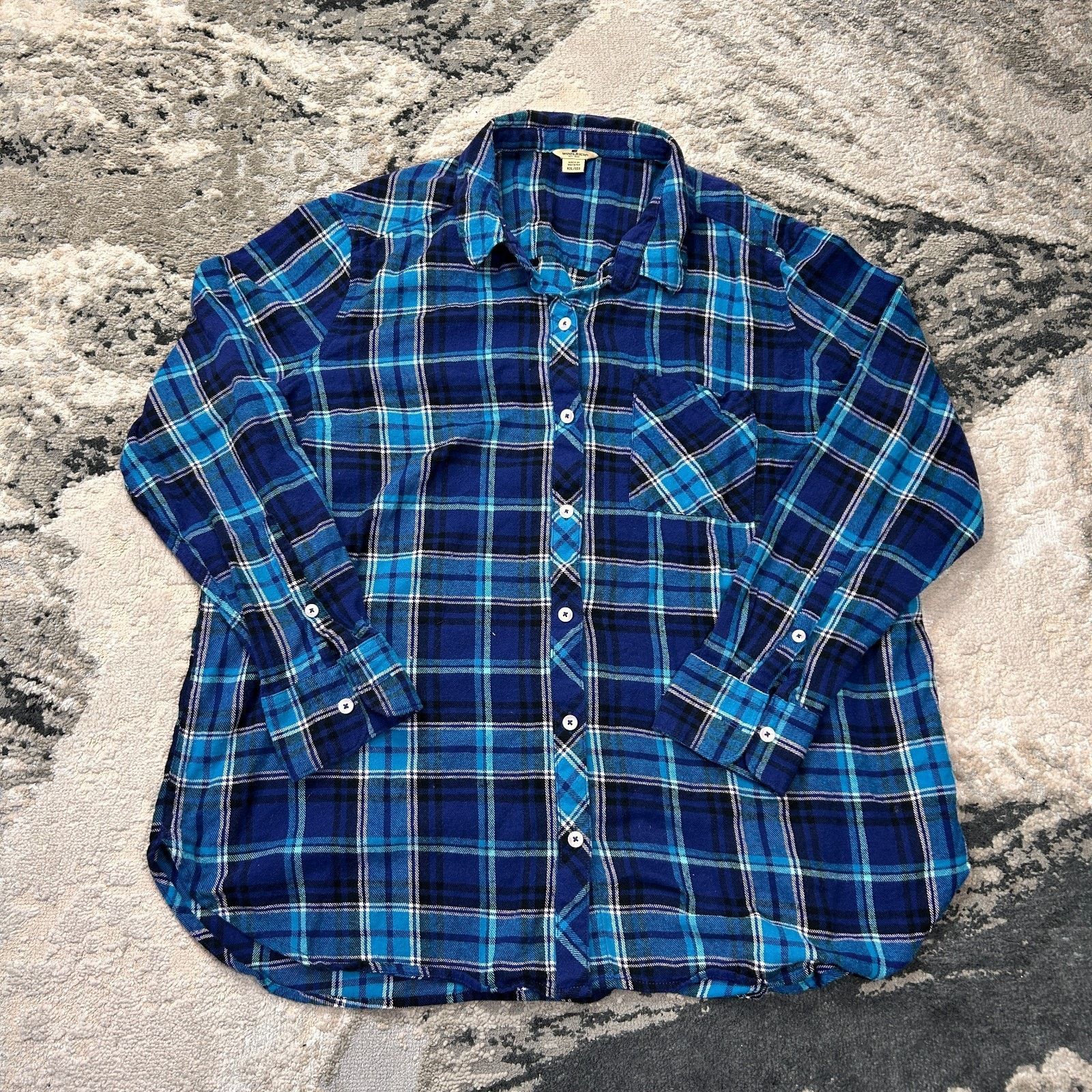 & Other Stories Woolrich Flannel Shirt sz XXL Multicolor Plaid Everyday Wear Size XXL / US 16-18 / IT 52-54 - 1 Thumbnail