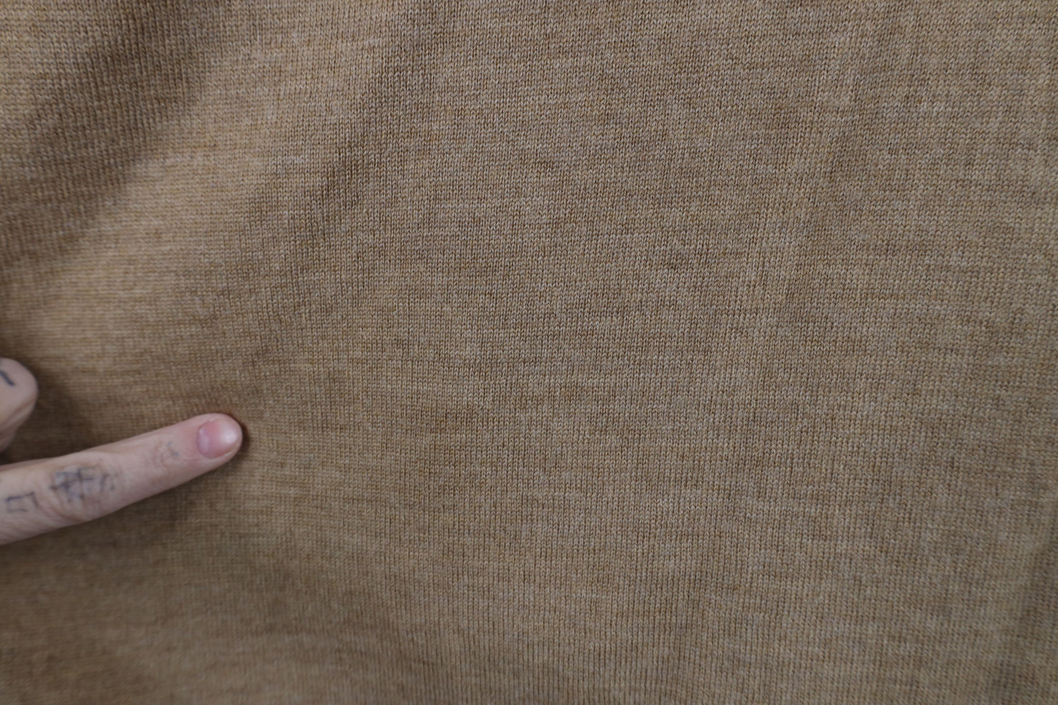 Ralph Lauren × Vintage Vintage 90s Ralph Lauren Wool V-Neck Sweater Heather Brown Size US XL / EU 56 / 4 - 6 Thumbnail