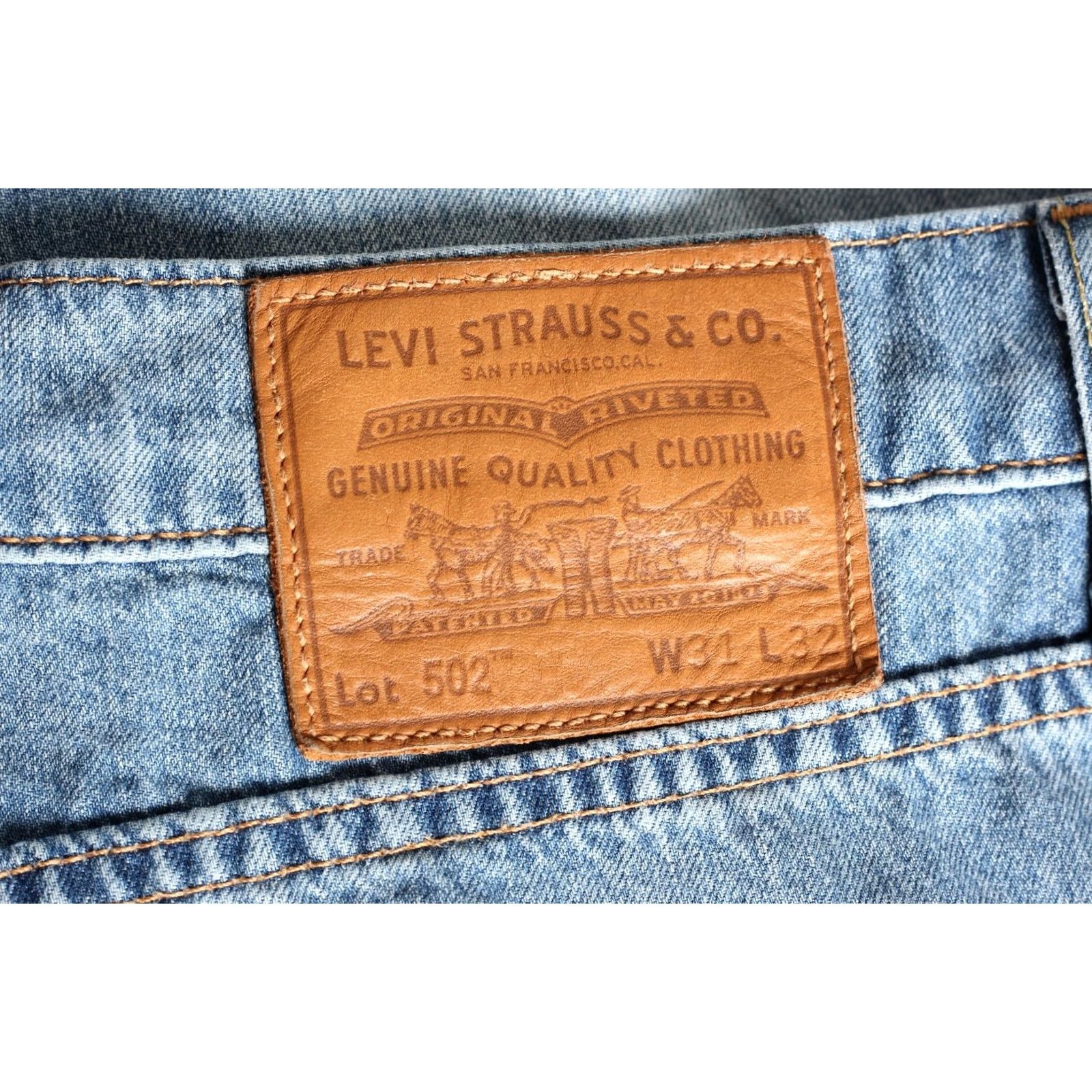 Levi's LEVI’S 502 Tapered Jeans Men Size W31 L32 PREMIUM PERFORMANCE DZ5018 Size US 31 - 2 Thumbnail