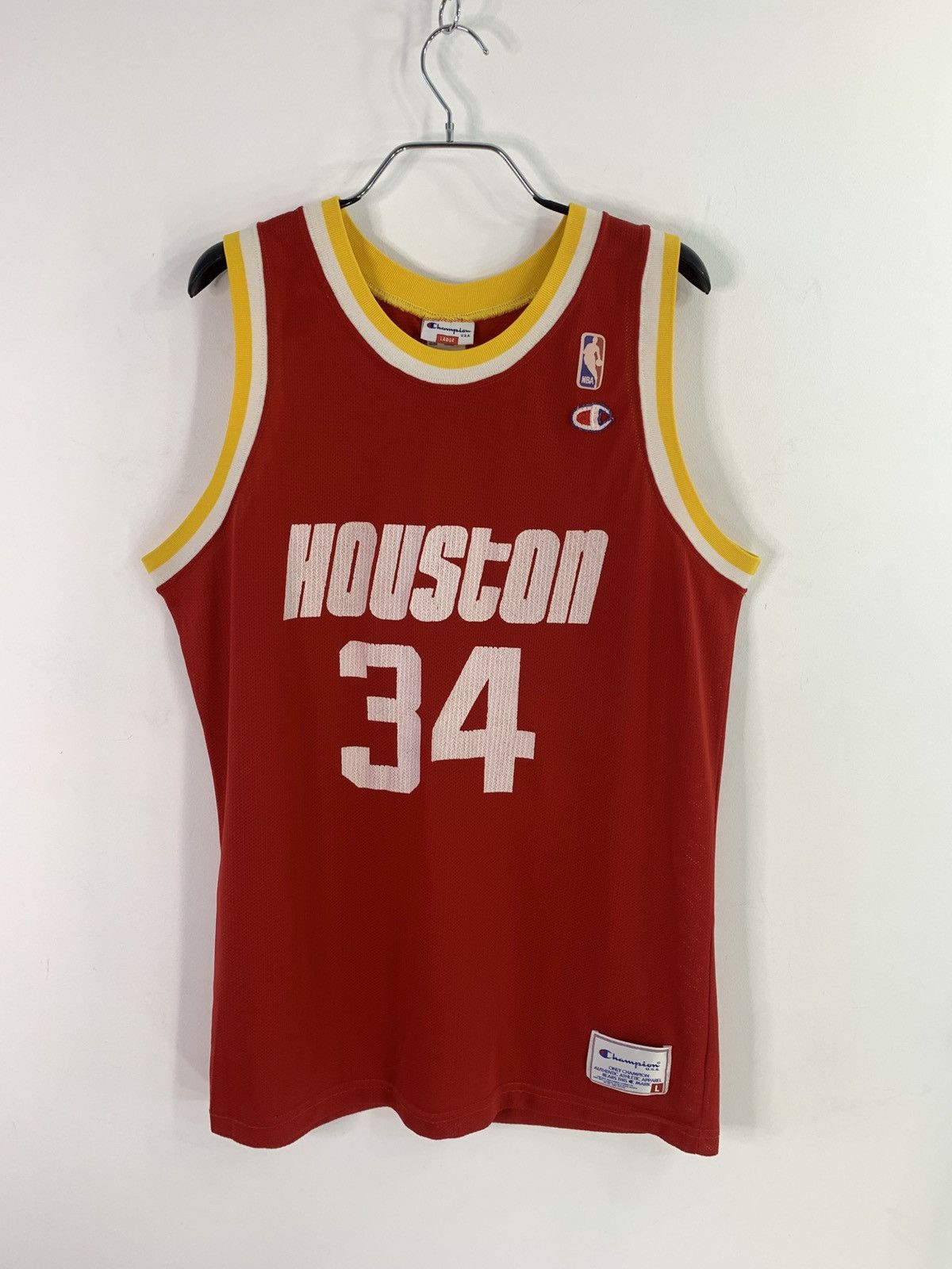 Champion × NBA × Vintage Champion NBA Houston Rockets#34 Hakeem Olajuwon Tank Top L Size US L / EU 52-54 / 3 - 1 Thumbnail