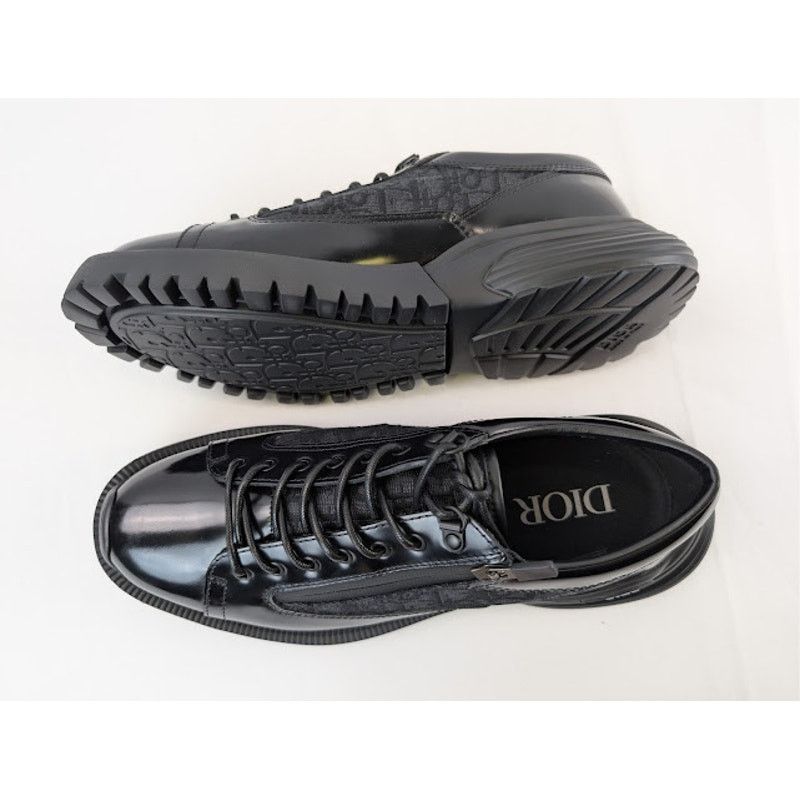 Dior o1rshd1 Combat Derby Low Top Sneaker in Black Size US 9 / EU 42 - 1 Thumbnail