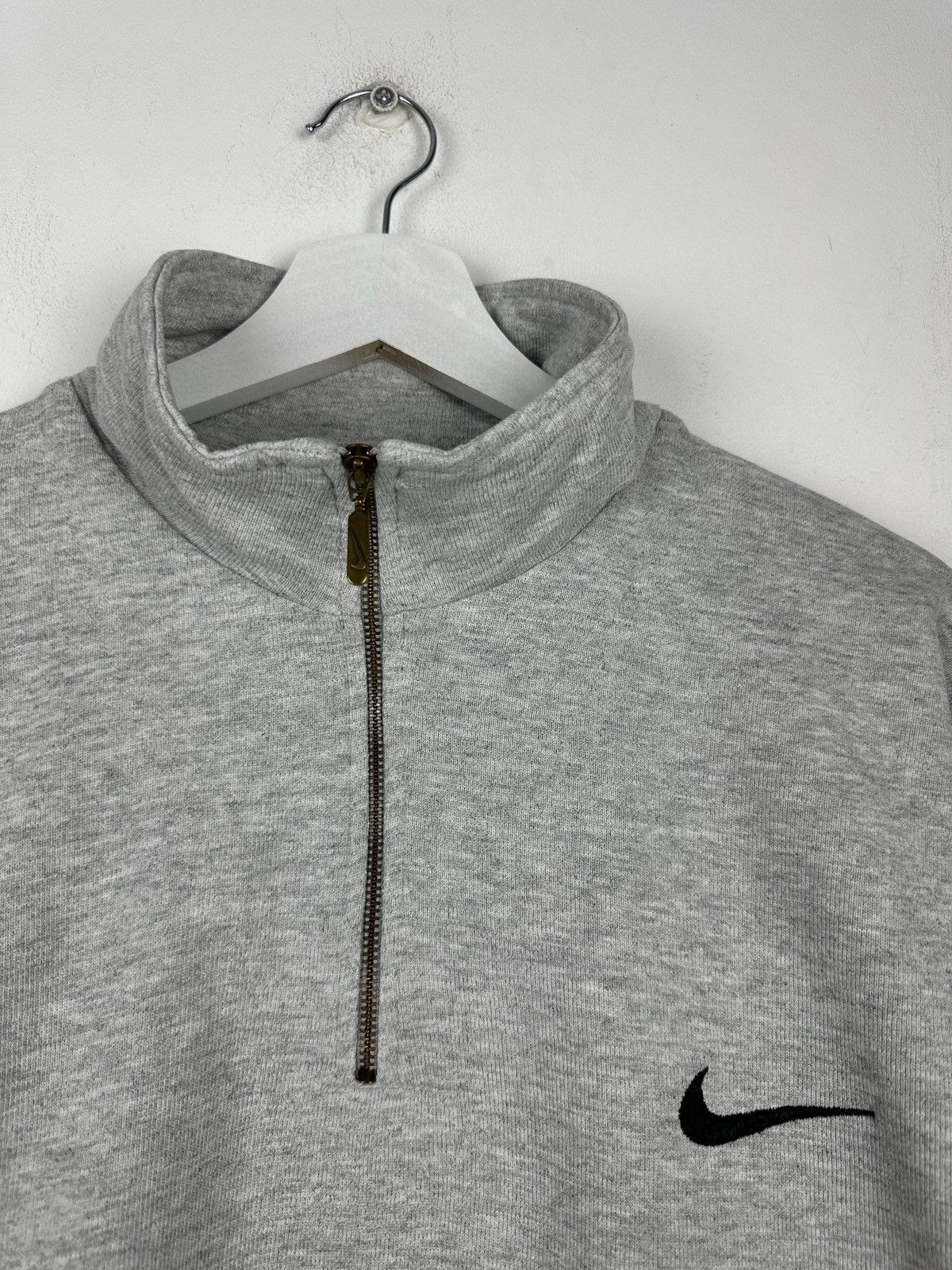 Nike Vintage Nike 1/4 Swoosh Zip Sweatshirt Pullover Jumper Y2K Size US M / EU 48-50 / 2 - 3 Thumbnail