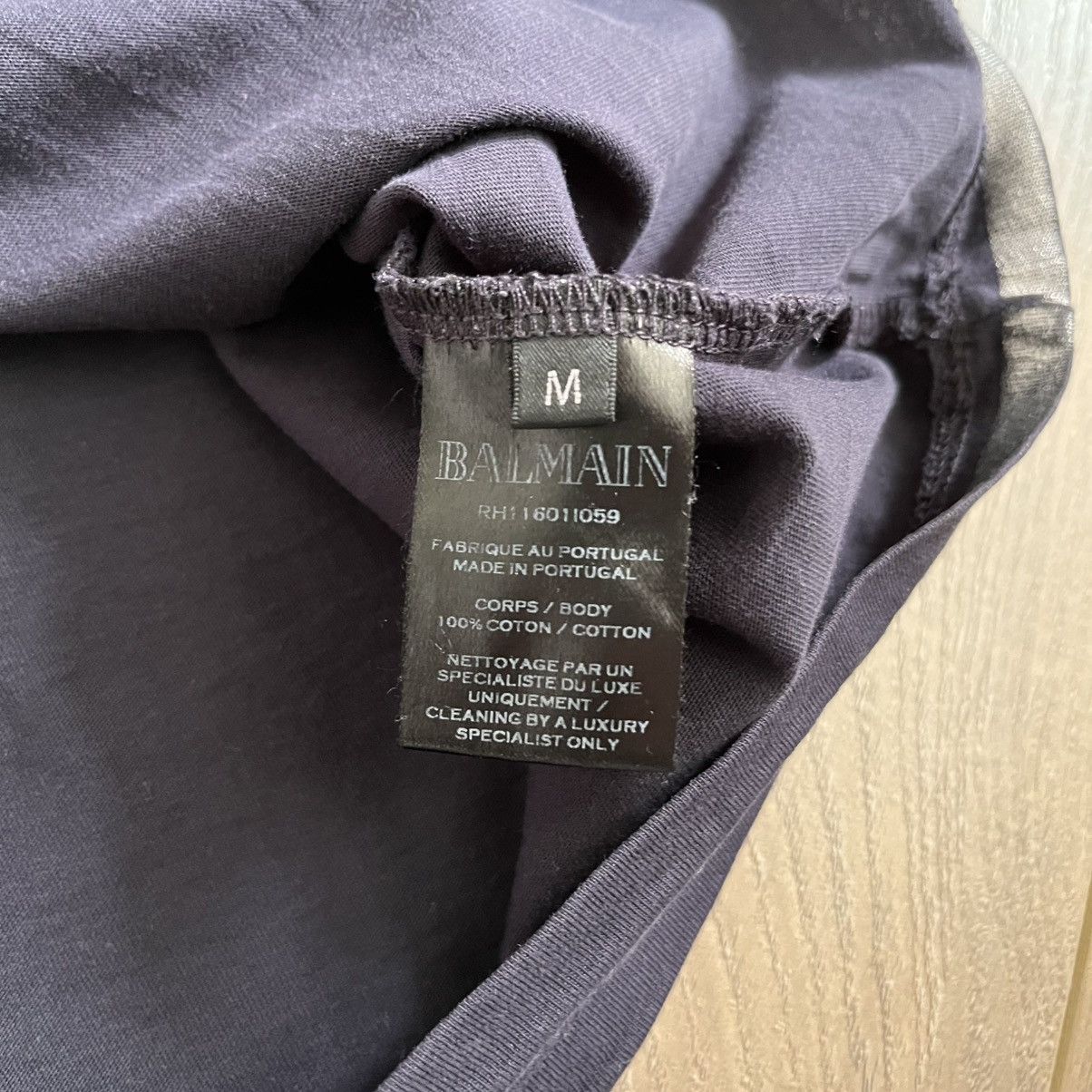 Balmain Balmain Paris Striped Logo T Shirt Size US M / EU 48-50 / 2 - 3 Thumbnail