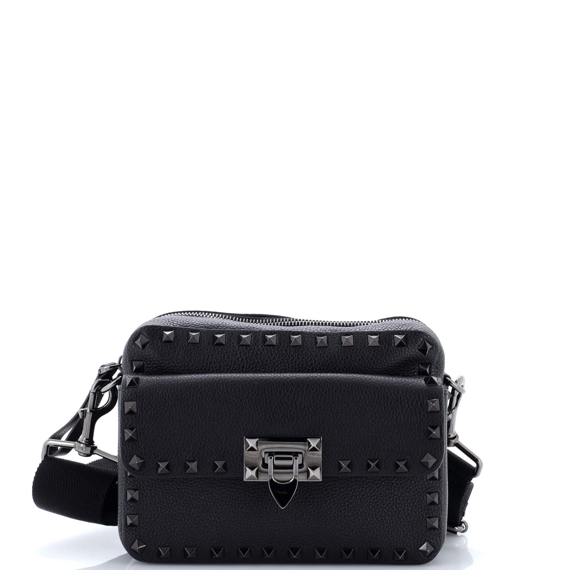 Valentino Rockstud Flip Lock Pocket Camera Crossbody Bag Size ONE SIZE - 1 Thumbnail