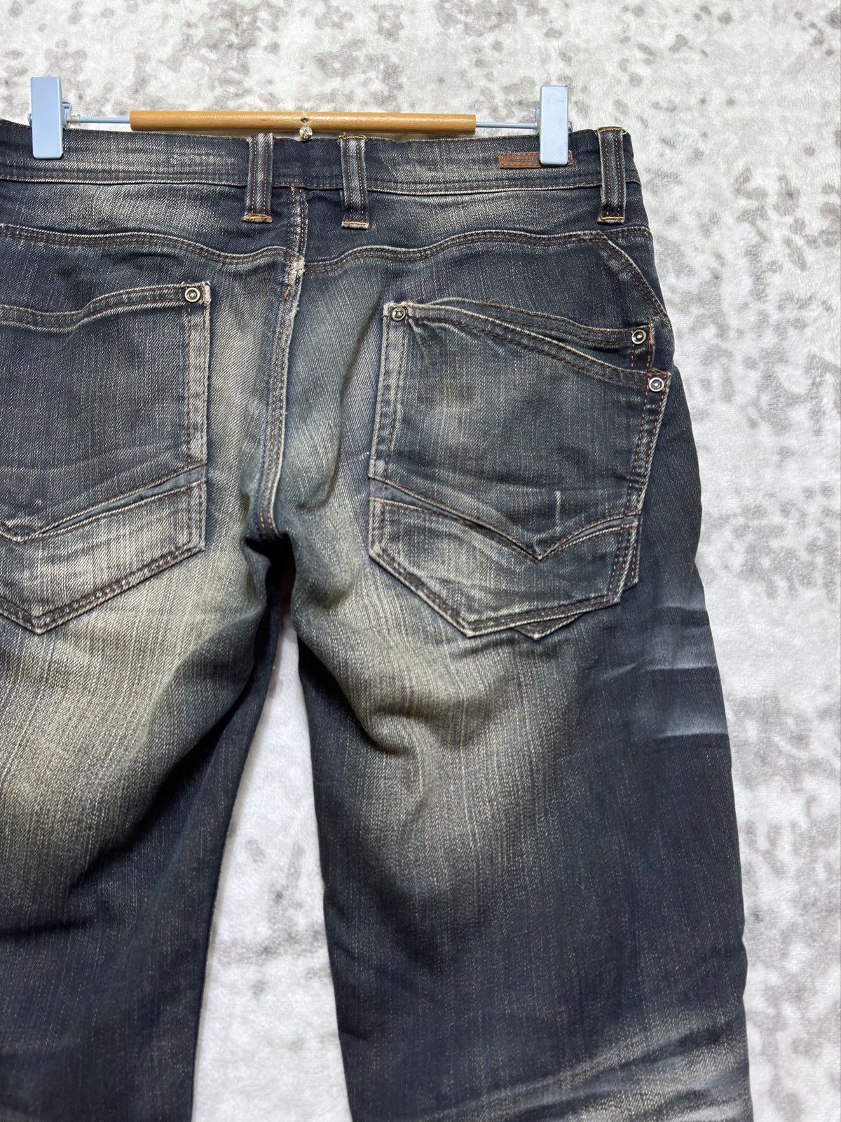 Nicole Club Nicole Club for Men Distressed Washed Zipper Pocket Denim Size US 30 / EU 46 - 12 Thumbnail