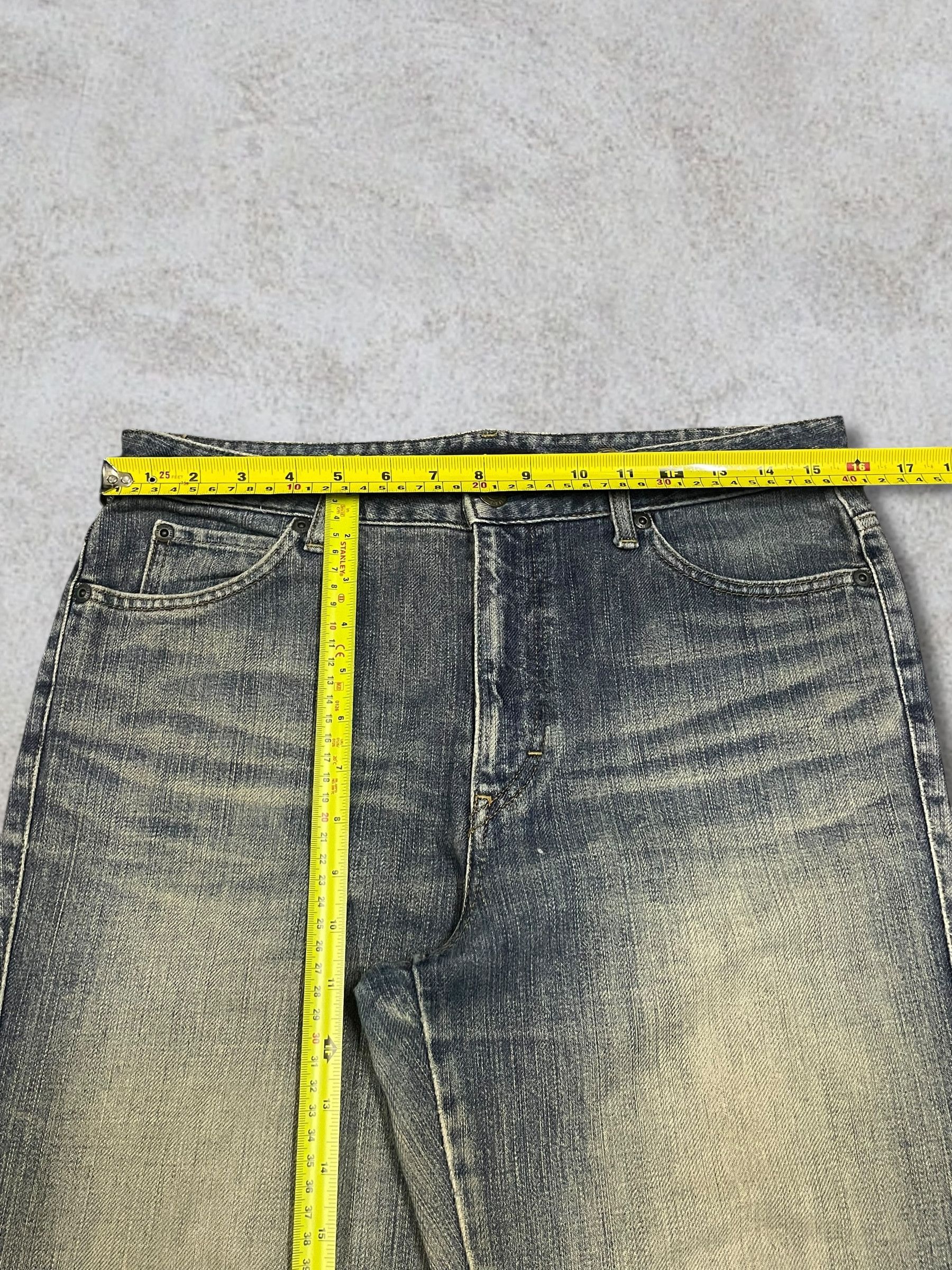Japanese Brand Vintage Japanese Mrs.Jeana Mud Wash Flare Moms Jeans Size 32" / US 10 / IT 46 - 12 Thumbnail