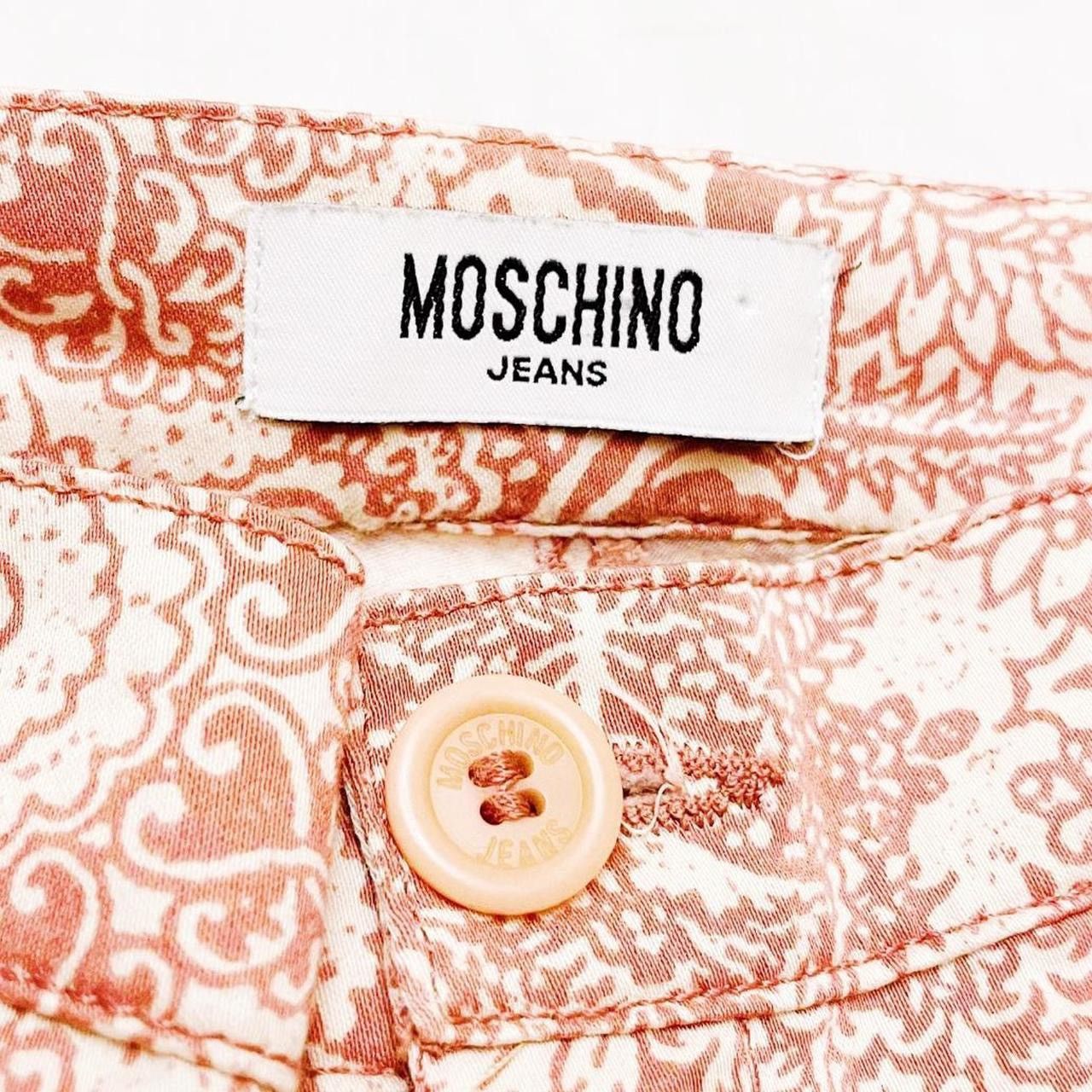 Moschino Y2K Moschino Jeans Floral Print Mid High Waisted Pants Size 30" / US 8 / IT 44 - 3 Thumbnail