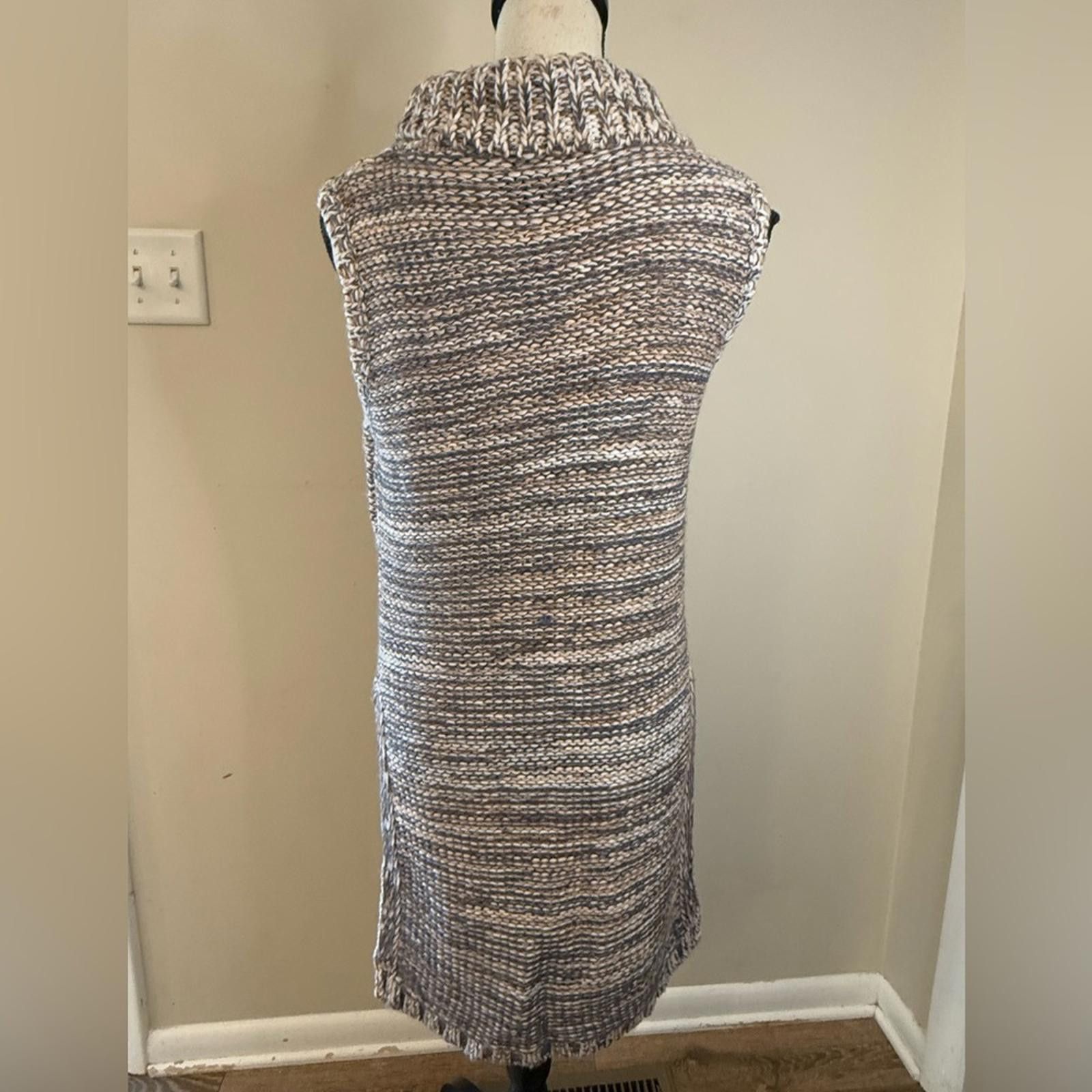 Other Cliche knit turtleneck sleeveless tunic sweater SZ XS Size XS / US 0-2 / IT 36-38 - 3 Thumbnail