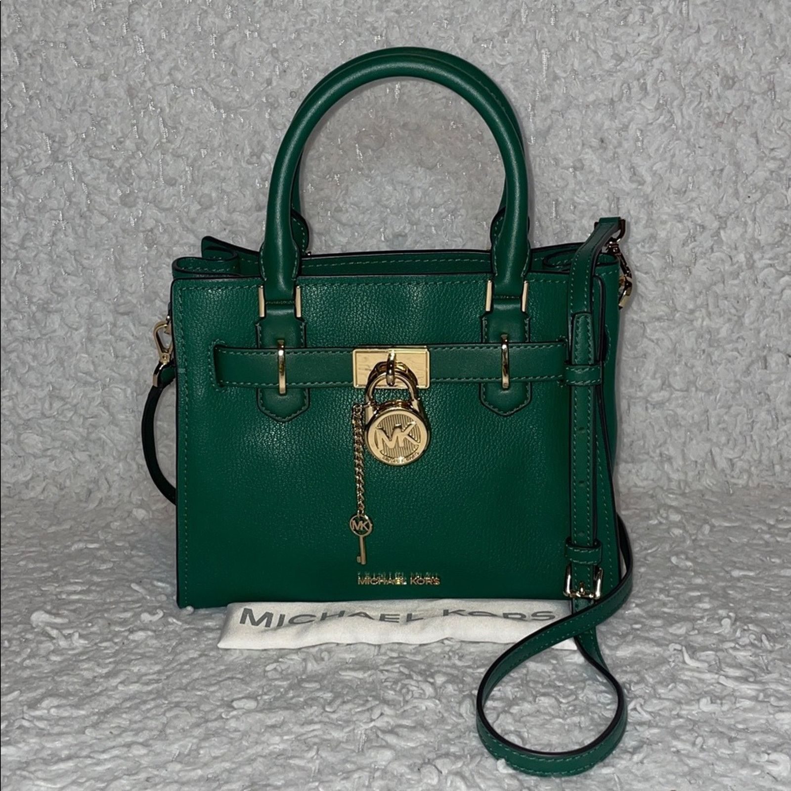 Michael Kors Michael Kors Hamilton Green Satchel Size ONE SIZE - 1 Thumbnail