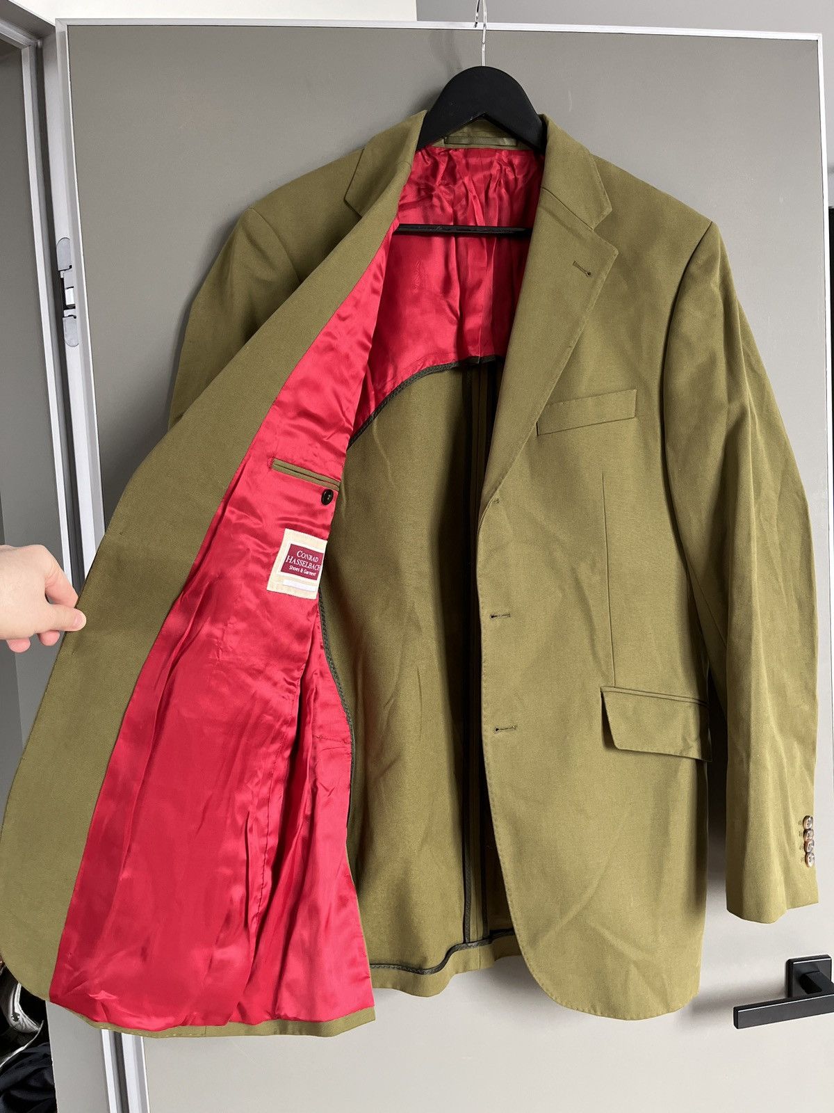 Other Conrad Hasselbach Green Cotton Heavy Classic Hunting Coat Size US L / EU 52-54 / 3 - 15 Thumbnail