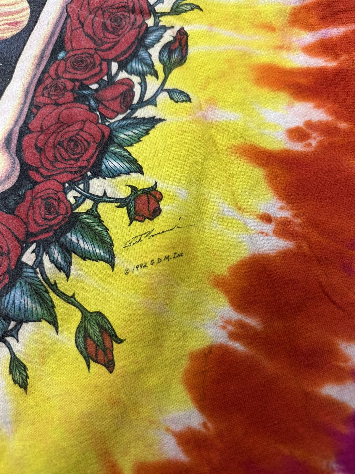 Band Tees 90’s Liquid Blue Grateful Dead Space Planets T-Shirt Size US XL / EU 56 / 4 - 6 Thumbnail