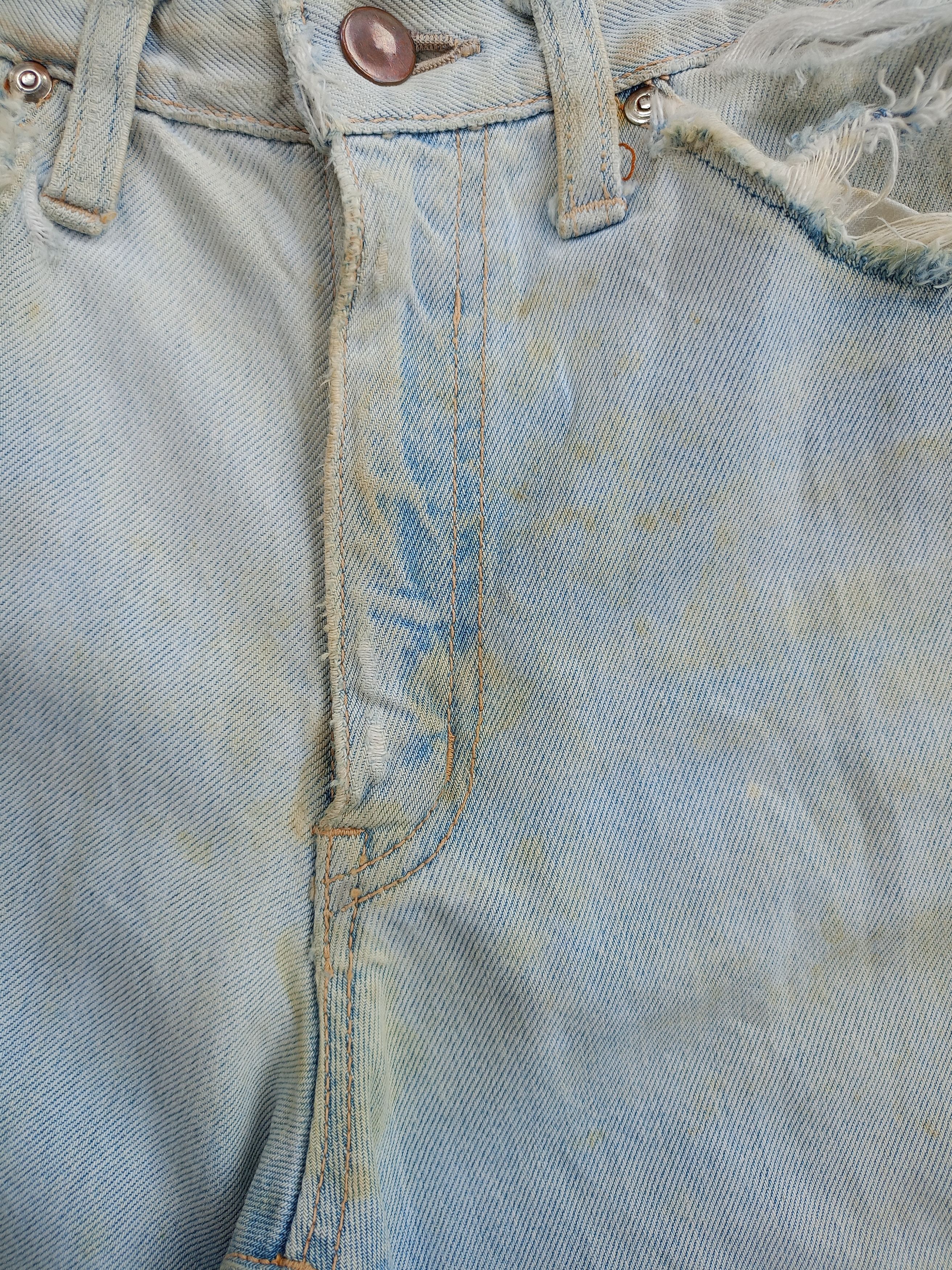 Japanese Brand × Vintage Japanese Brand Cropped Vintage Streetwear Denim Size US 27 - 10 Thumbnail