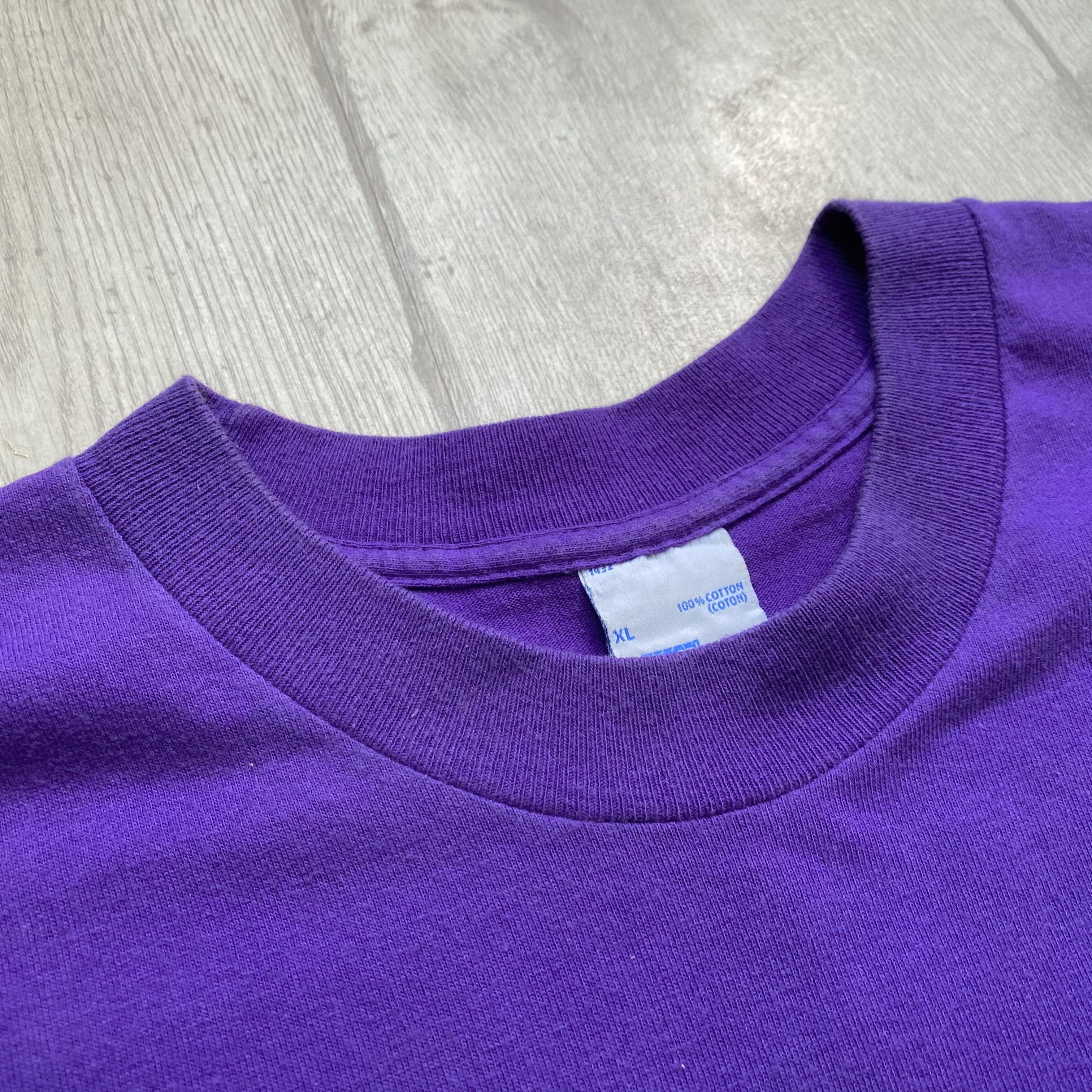 NBA 🏀 90S Vintage NBA Charlotte Hornets Single Basketball Tee Size US XL / EU 56 / 4 - 7 Thumbnail