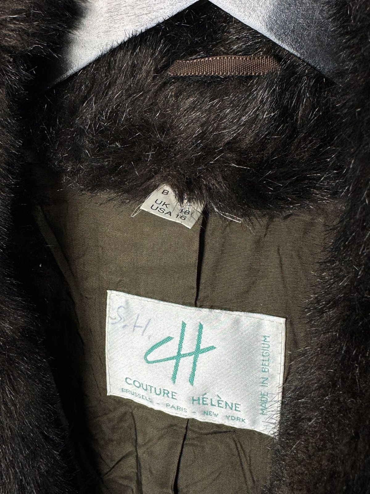 Vintage Vintage Couture Helene Faux Fur Coat Size M - L UK 18 US 16 Size L / US 10 / IT 46 - 6 Thumbnail