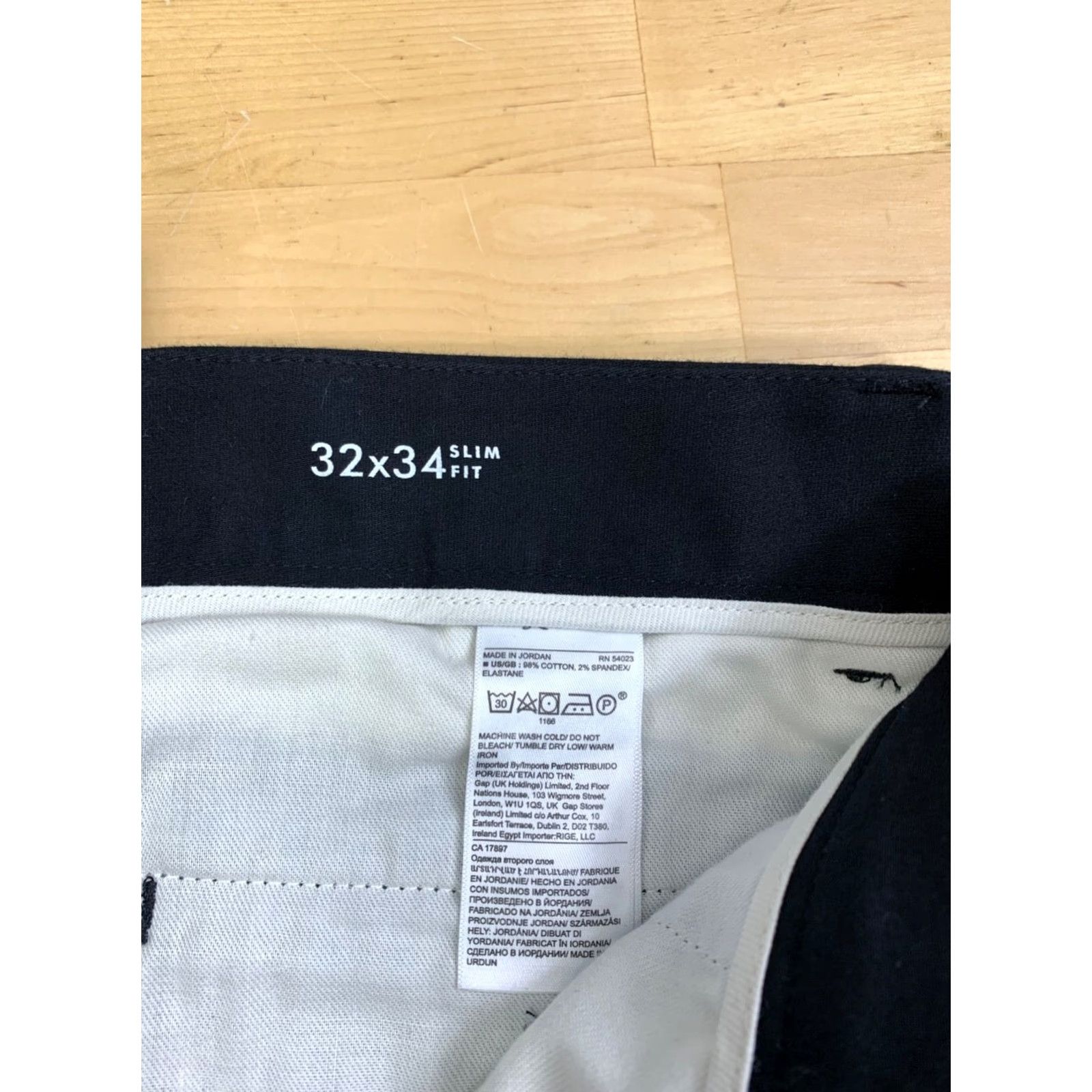 Banana Republic Banana Republic Traveler Pants Men 32x34 Black Slim Stretch Casual 13088 Size US 32 / EU 48 - 3 Thumbnail