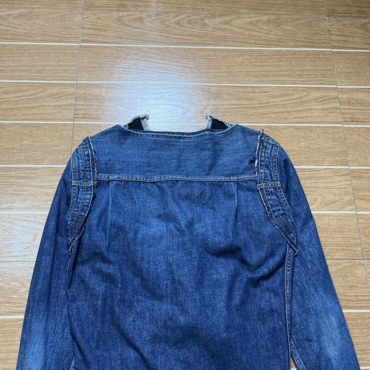 Sacai Sacai Lace Up Denim Jacket Size S / US 4 / IT 40 - 18 Thumbnail