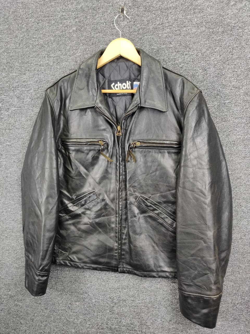 Schott Vintage Schott NYC Leather Jacket Size US M / EU 48-50 / 2 - 2 Thumbnail