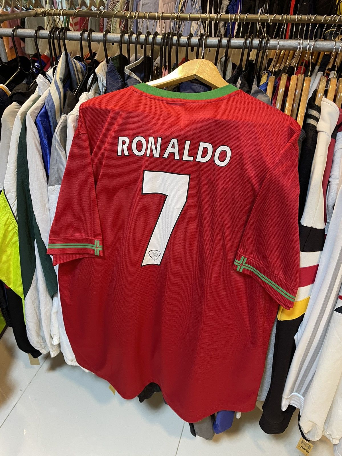 Nike 2012 Portugal Home Kit CR7 Size US XXL / EU 58 / 5 - 1 Thumbnail
