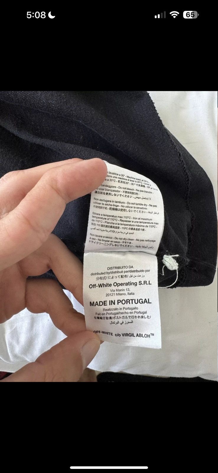Off-White Off-White Spray Tee/T-Shirt Size Small (oversized) Size US S / EU 44-46 / 1 - 6 Thumbnail