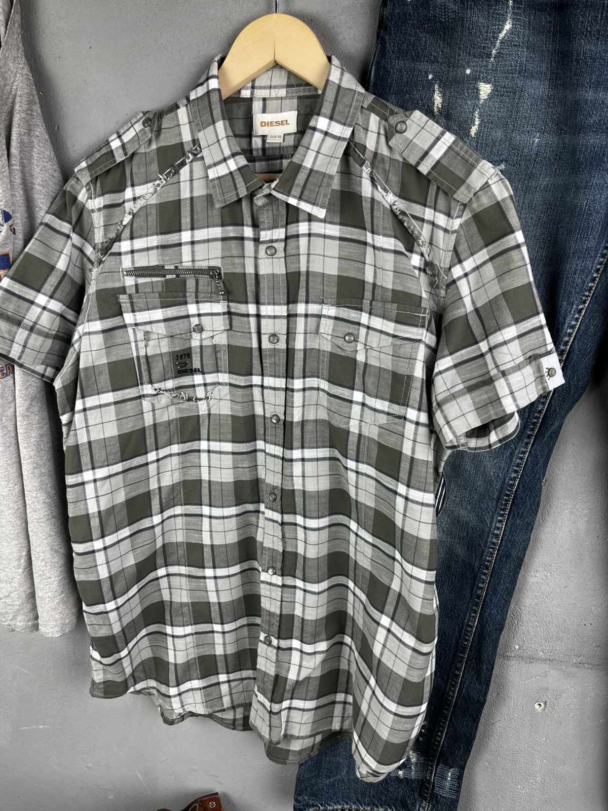 Diesel Diesel shirt vintage 90s Size US XL / EU 56 / 4 - 2 Thumbnail