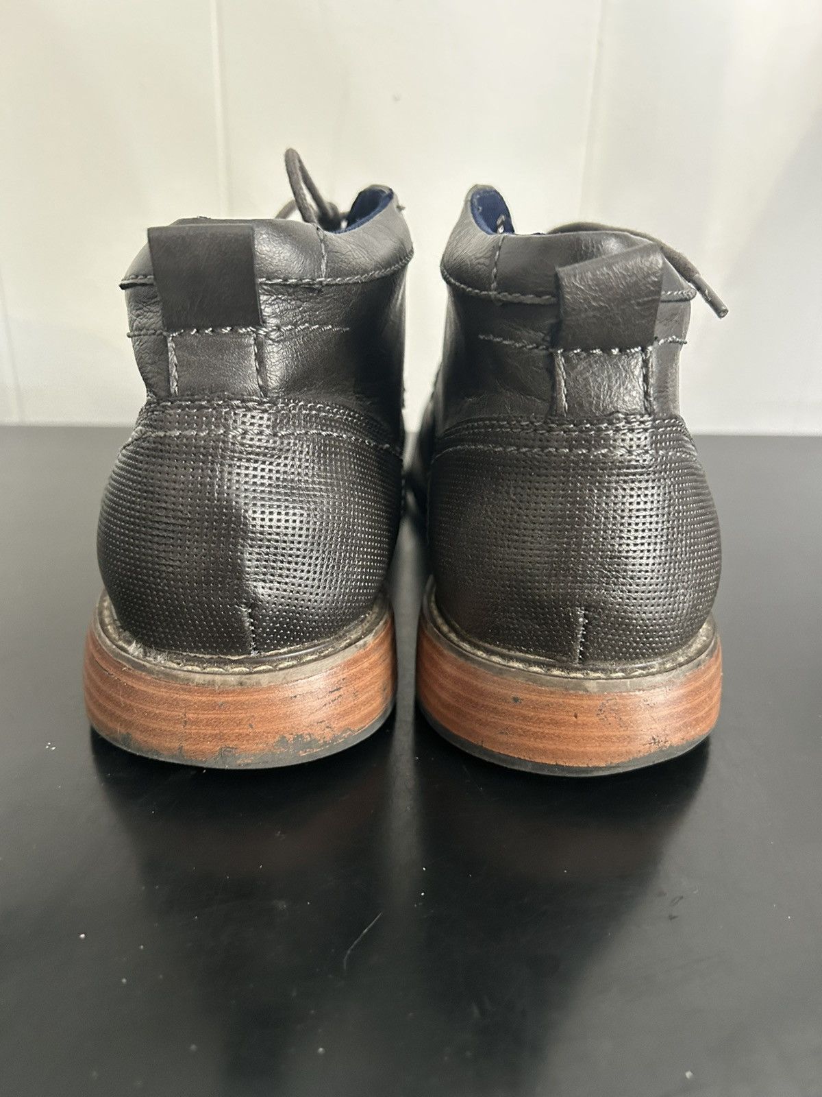 Steve Madden Steve Madden Leather P-Tunder Chukka Shoes Black Brown Sz 9 Size US 9 / EU 42 - 5 Thumbnail