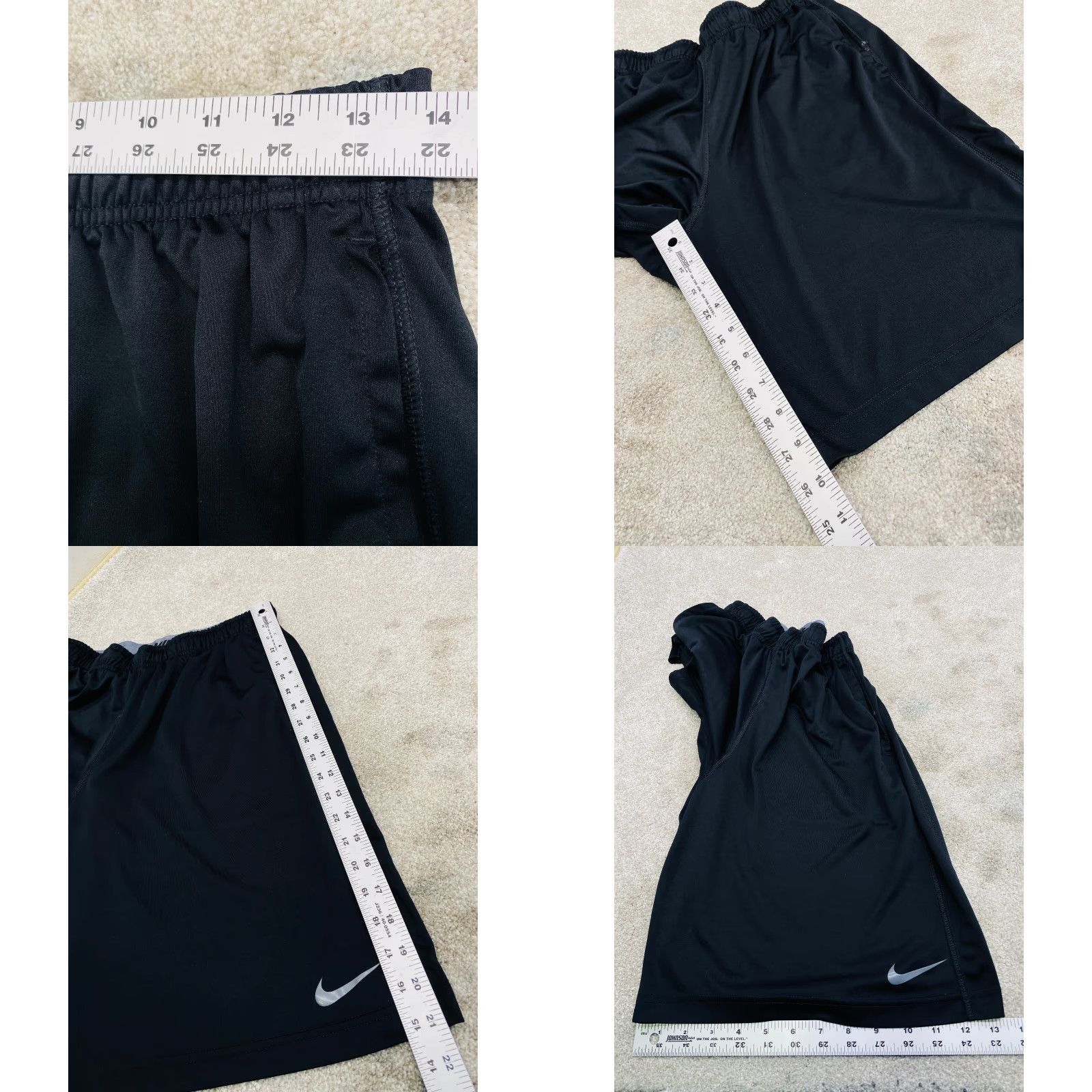 Nike Nike Basketball Shorts Men's Medium Black Pockets Drawstring 613599010 Athletic Shorts Basketball Mens Size US 28 / EU 44 - 8 Thumbnail