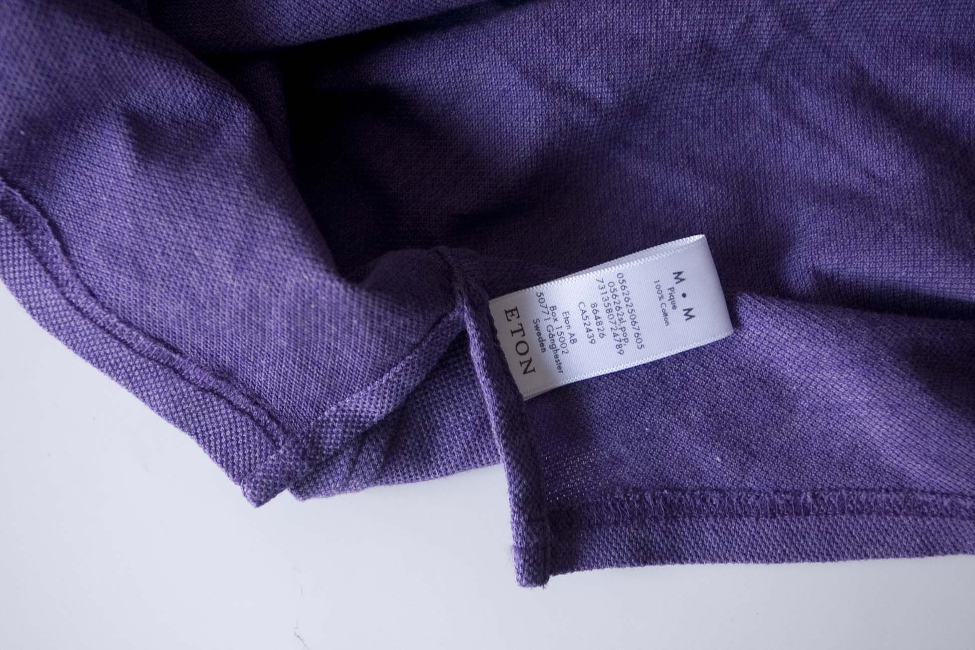 Eton Eton Polo Pique Cotton Size M Purple Size US M / EU 48-50 / 2 - 3 Thumbnail