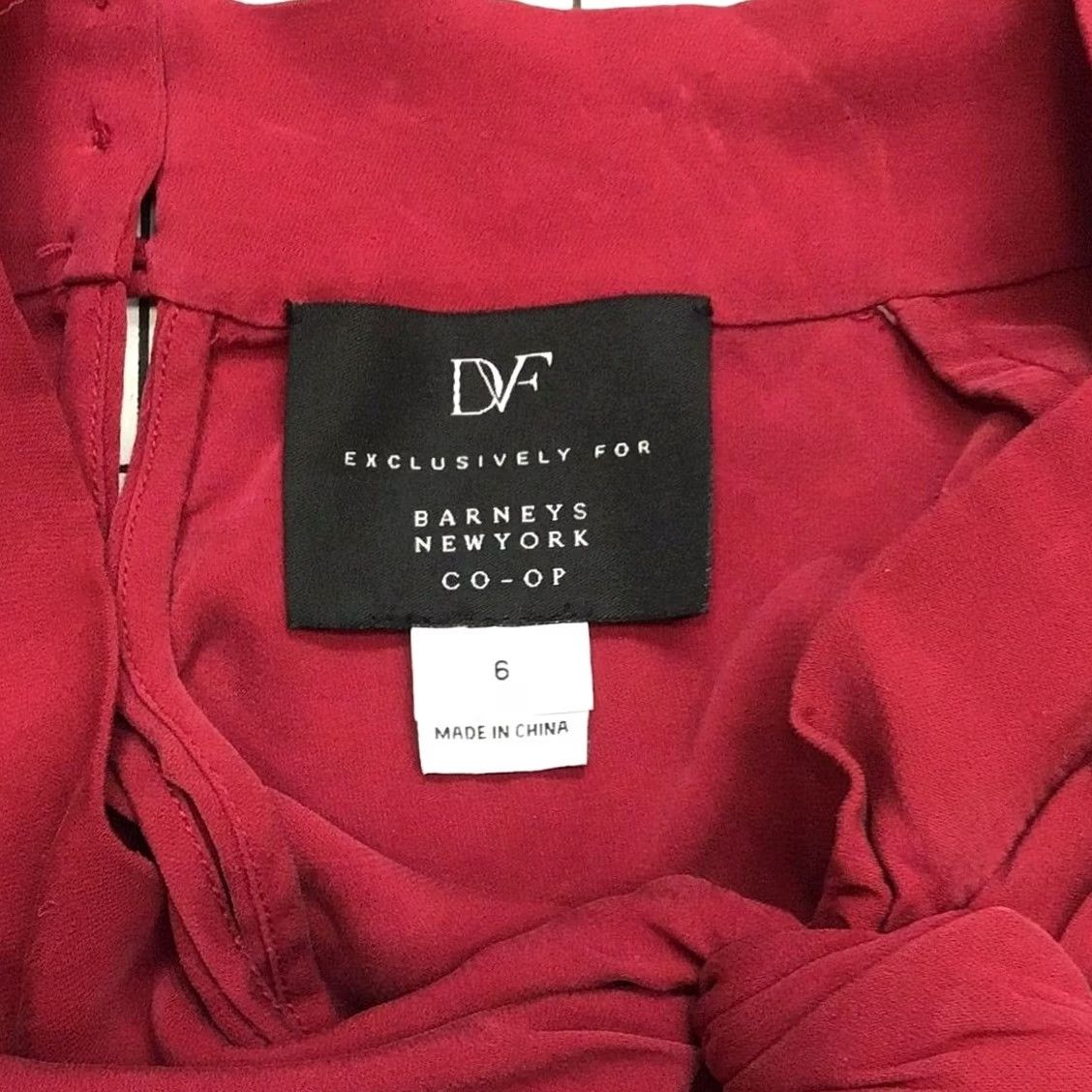 Vintage KNOT Women Silk Knot Top Tank Dark Red Size 6 Women’s Tank Silk Knot Top 6 Dark Red Worn By Diane Von Furstenberg Size M / US 6-8 / IT 42-44 - 7 Thumbnail