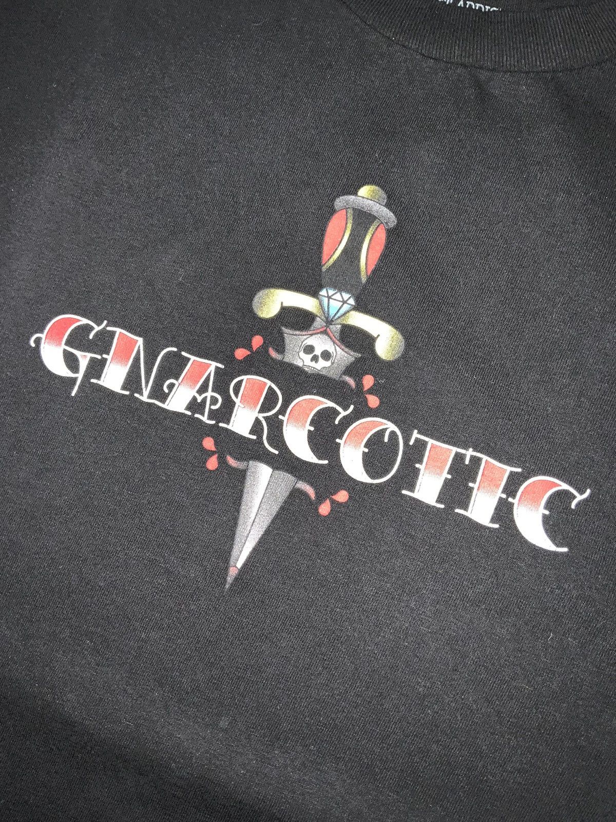Gnarcotic Gnarcotic Street Addict Lil Gnar Knife Tattoo Skull T-Shirt Size US L / EU 52-54 / 3 - 5 Thumbnail