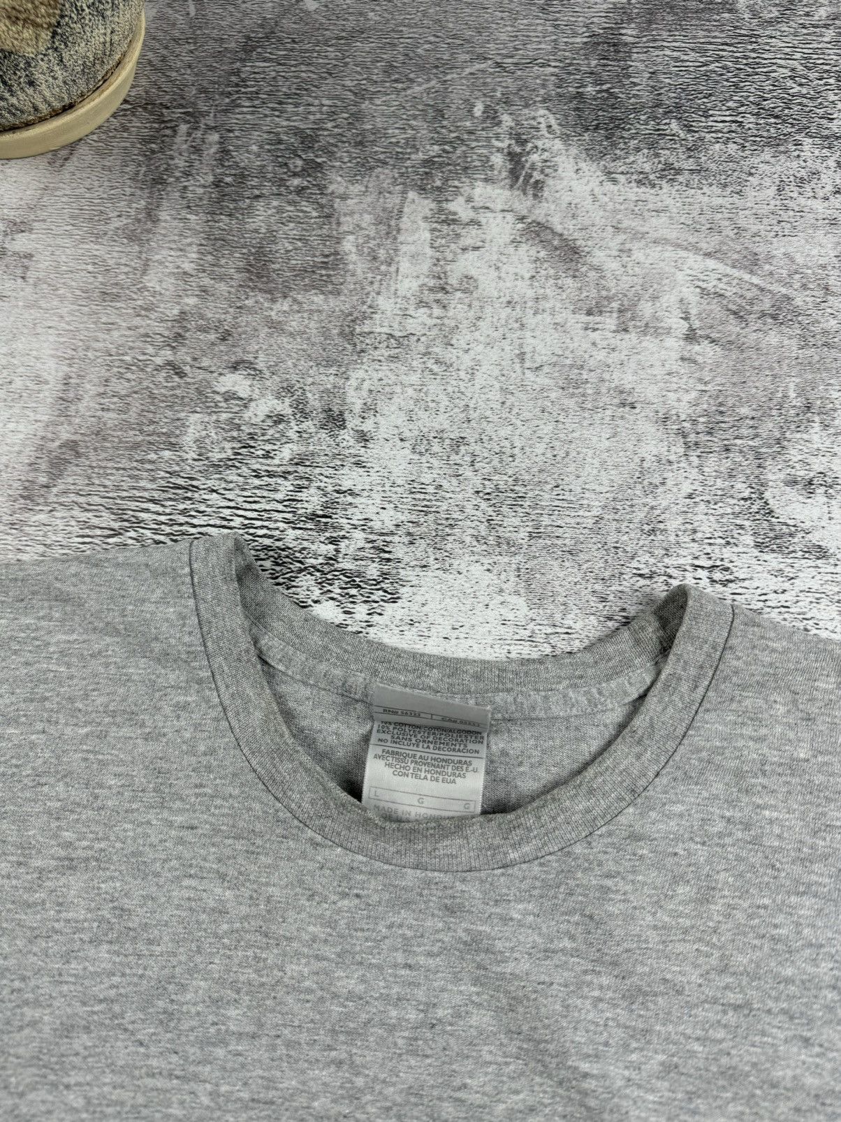 Nike 90S Nike Big Swoosh Grey Basic Sportswear Blank T Shirt Tee Size US L / EU 52-54 / 3 - 8 Thumbnail