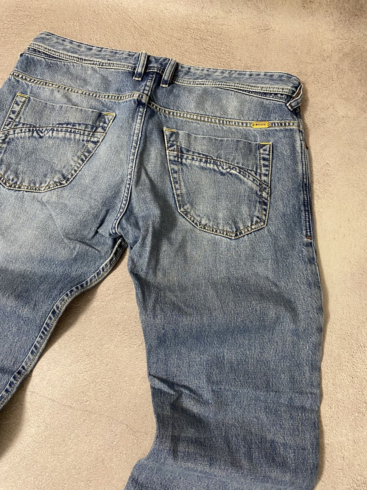 Diesel Diesel Faded blue Baggy avant garde denim y2k jeans pants Size US 32 / EU 48 - 7 Thumbnail