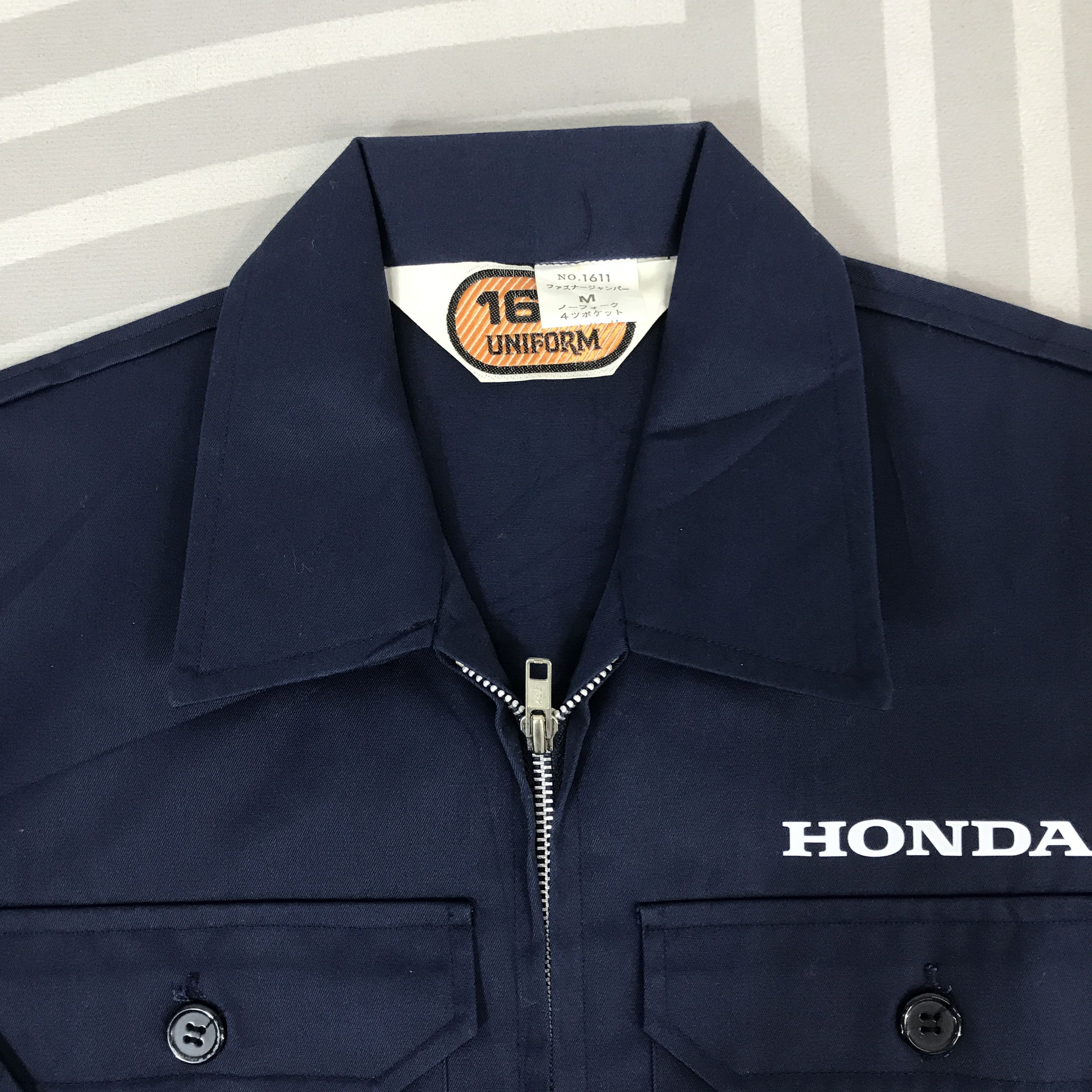 Japanese Brand Vintage Honda Racing Navy cutom Jacket Size US M / EU 48-50 / 2 - 9 Thumbnail