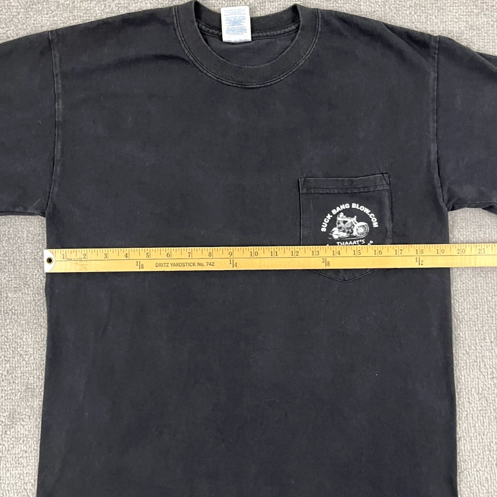 Gildan Suck Bang Blow SBB Shirt Mens M Graphic Tee Black Size US M / EU 48-50 / 2 - 7 Thumbnail