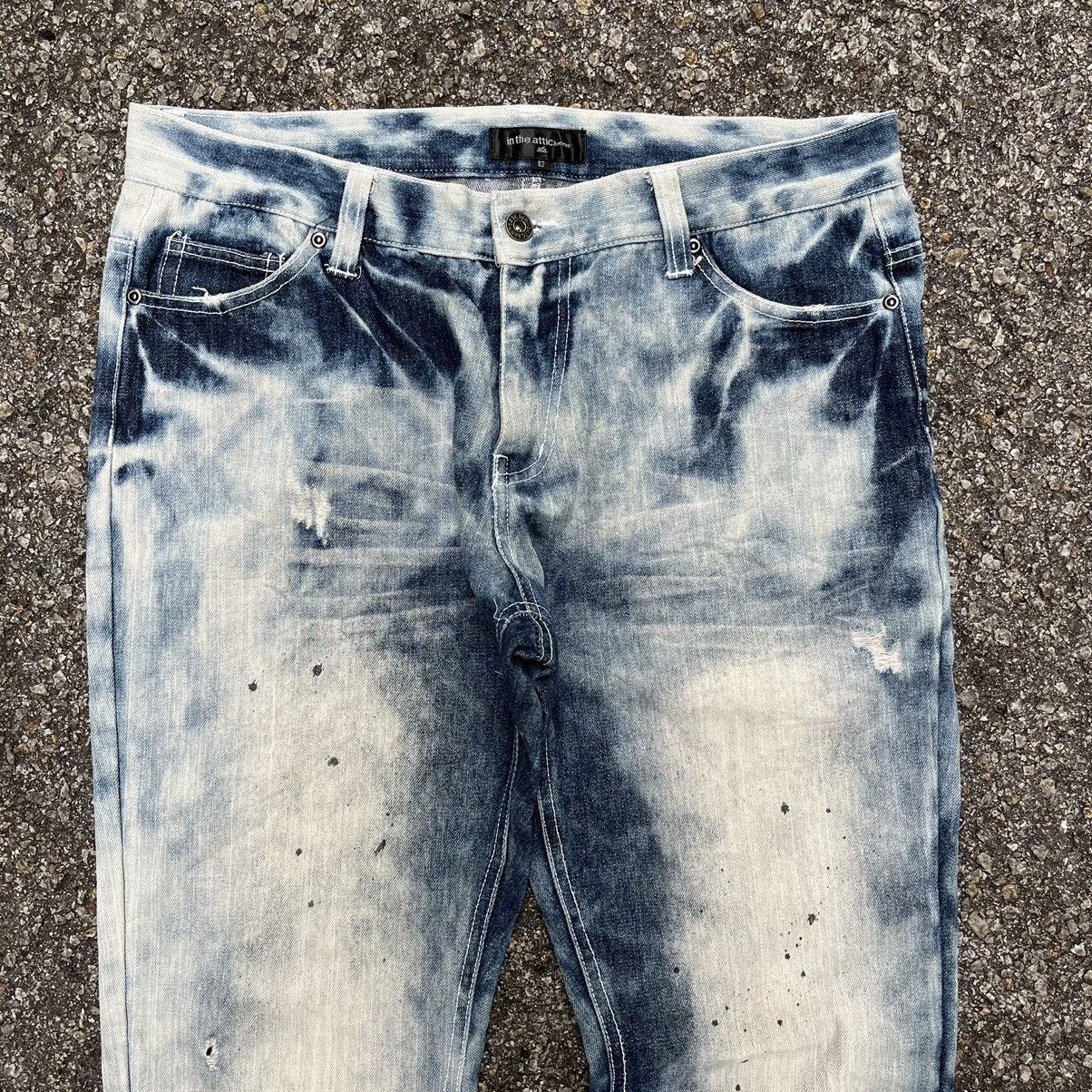 Hysteric Glamour Japanese Brand In The Attic ATC Homme Acid Wash Denim Jeans Size US 33 - 3 Thumbnail