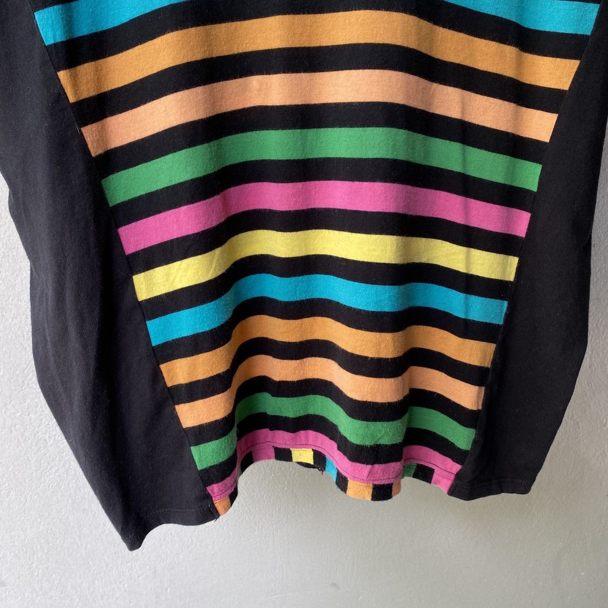 Tsumori Chisato Tsumori Chisato Rainbow Stripe Patchwork Tee Size M / US 6-8 / IT 42-44 - 12 Thumbnail