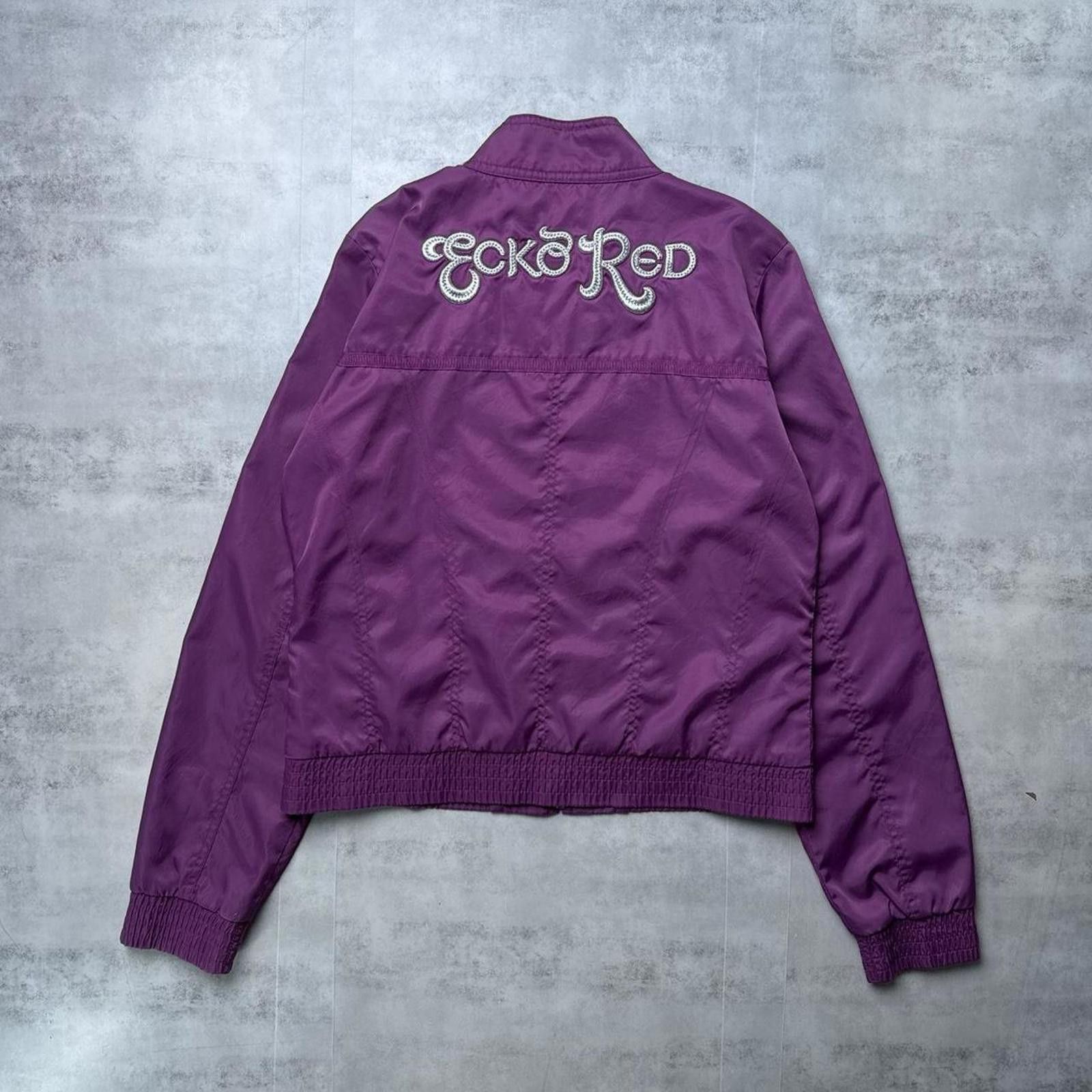Ecko Unltd. Y2K Ecko Red 00s Purple Zip Up Jacket Size US XL / EU 56 / 4 - 1 Thumbnail
