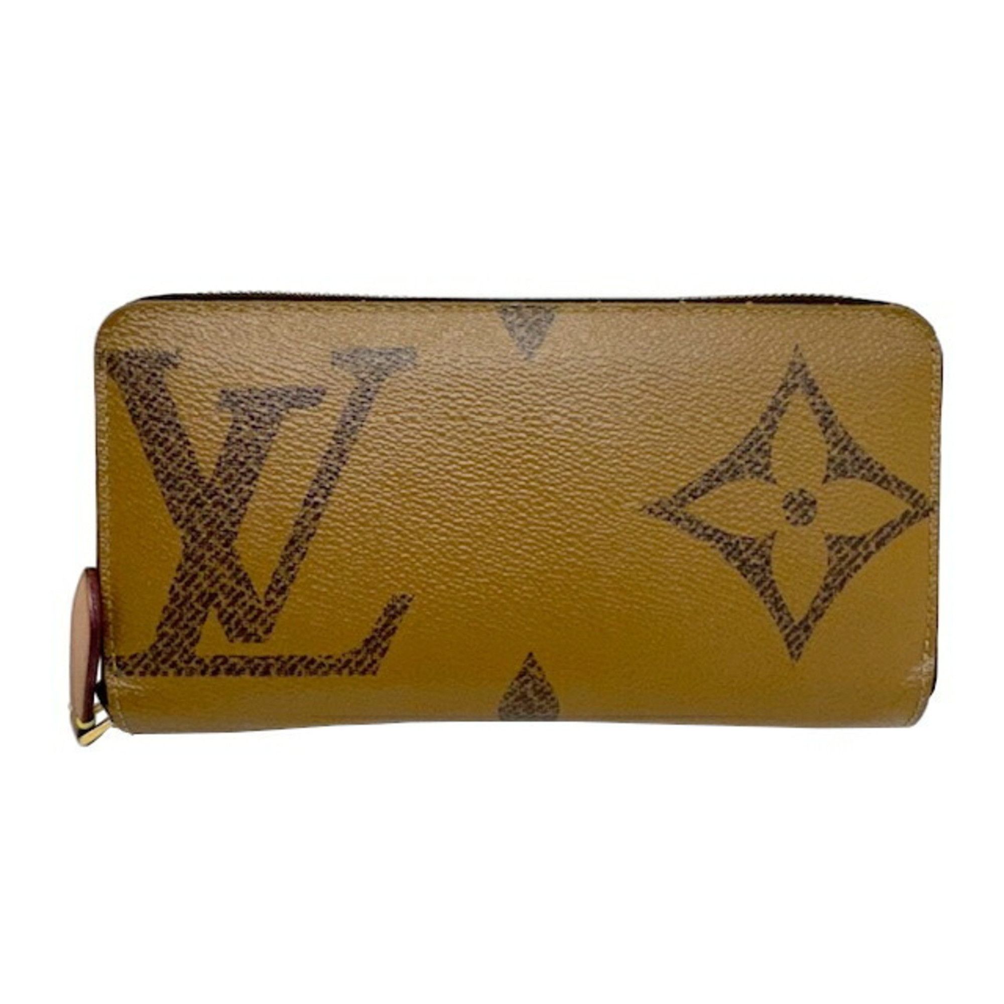 Louis Vuitton Louis Vuitton Monogram Giant Reverse Zippy Wallet Long Brown M67687 GI1159 Men's Women's Size ONE SIZE - 1 Thumbnail