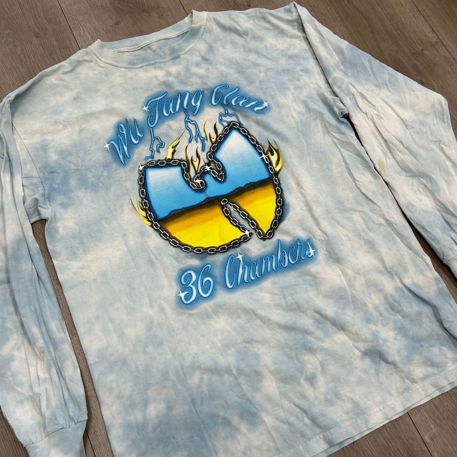 Hot Topic Wu-Tang Clan 36 Chambers Tie-Dye Long-Sleeve T-Shirt Tee Size US L / EU 52-54 / 3 - 2 Thumbnail